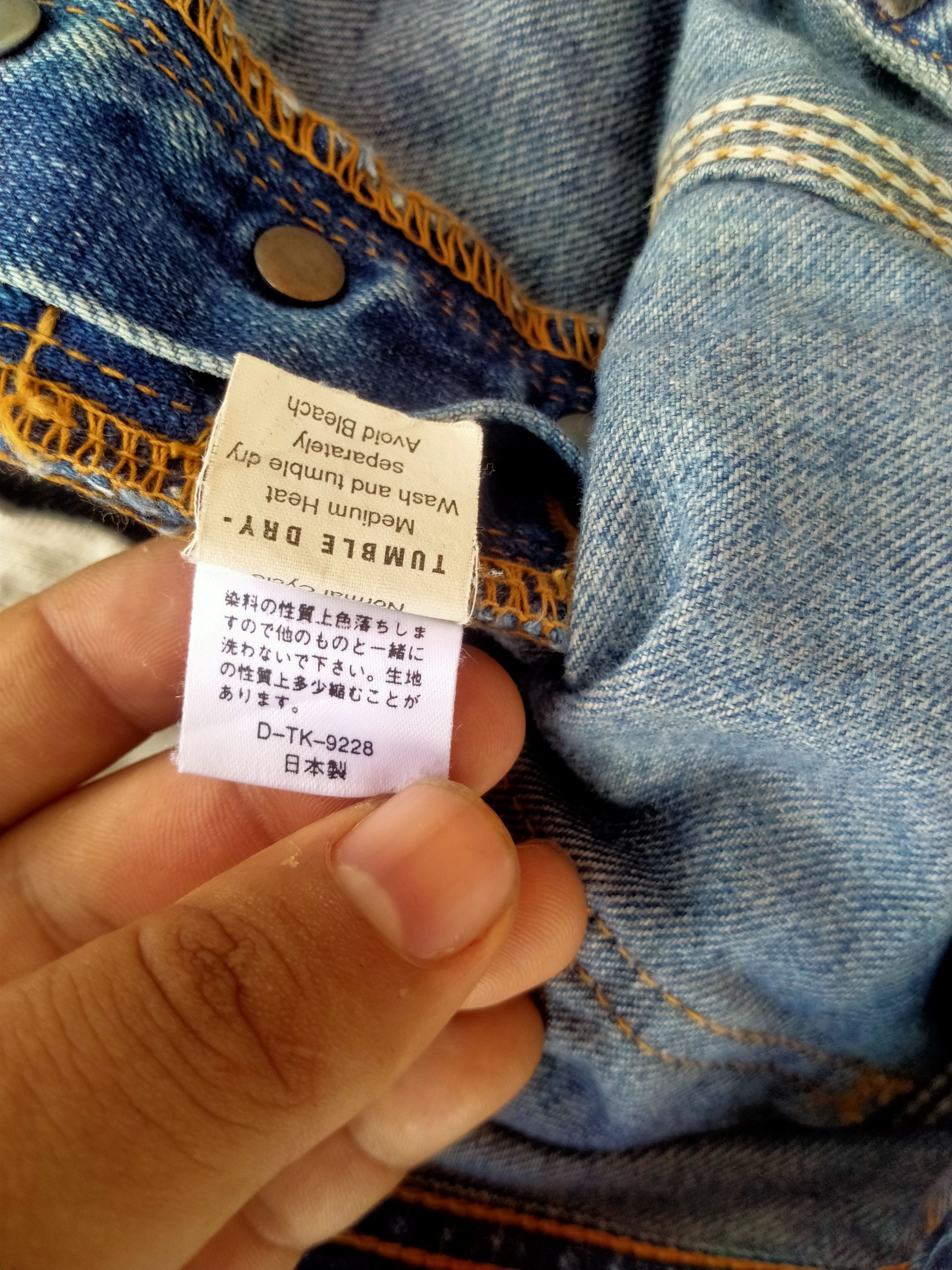 Japanese Brand DISTRESSED LEE COWBOY BUNKLE SELVEDGE DENIM Size US 34 / EU 50 - 6 Thumbnail
