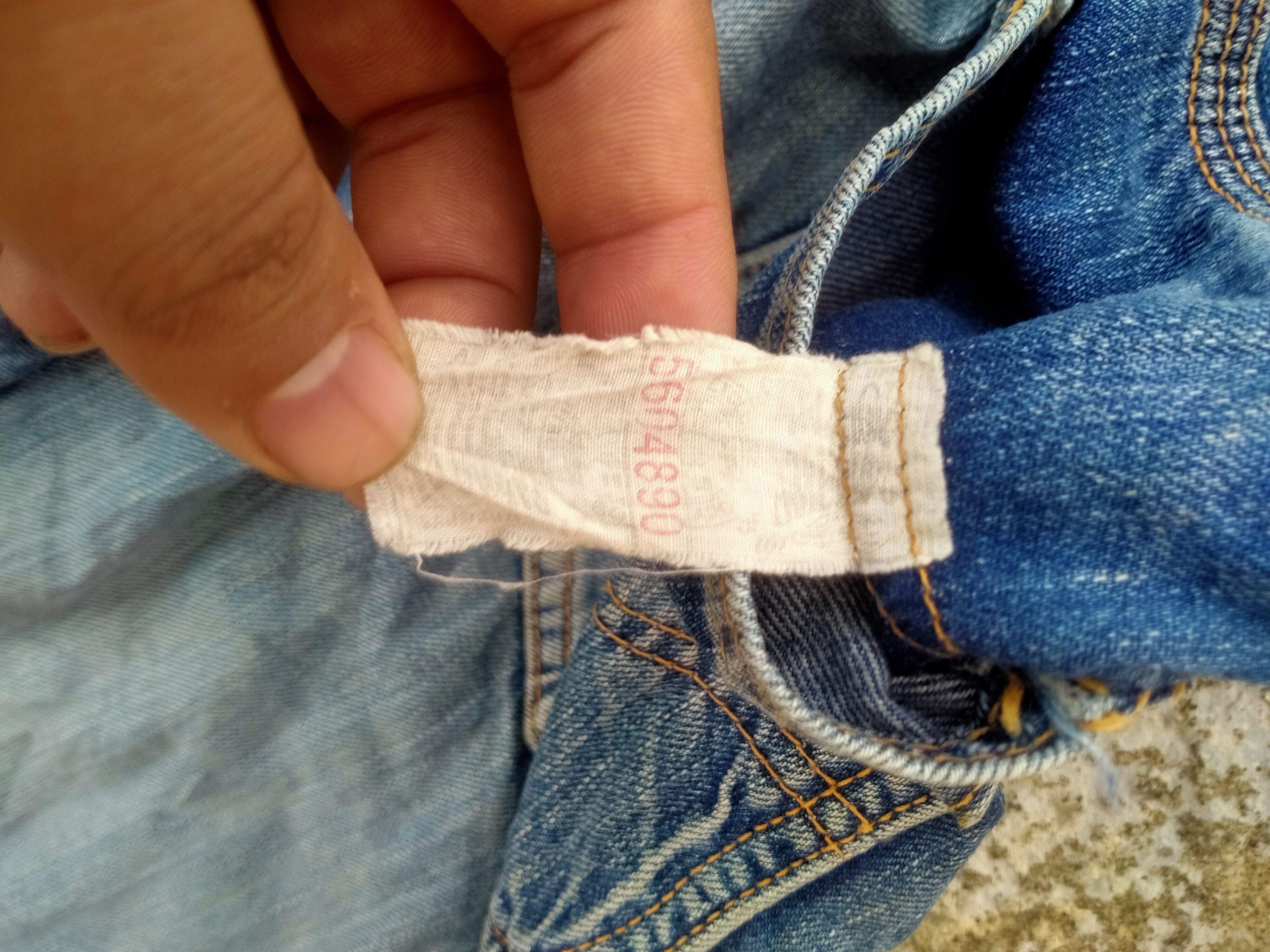 Japanese Brand DISTRESSED LEE COWBOY BUNKLE SELVEDGE DENIM Size US 34 / EU 50 - 8 Thumbnail