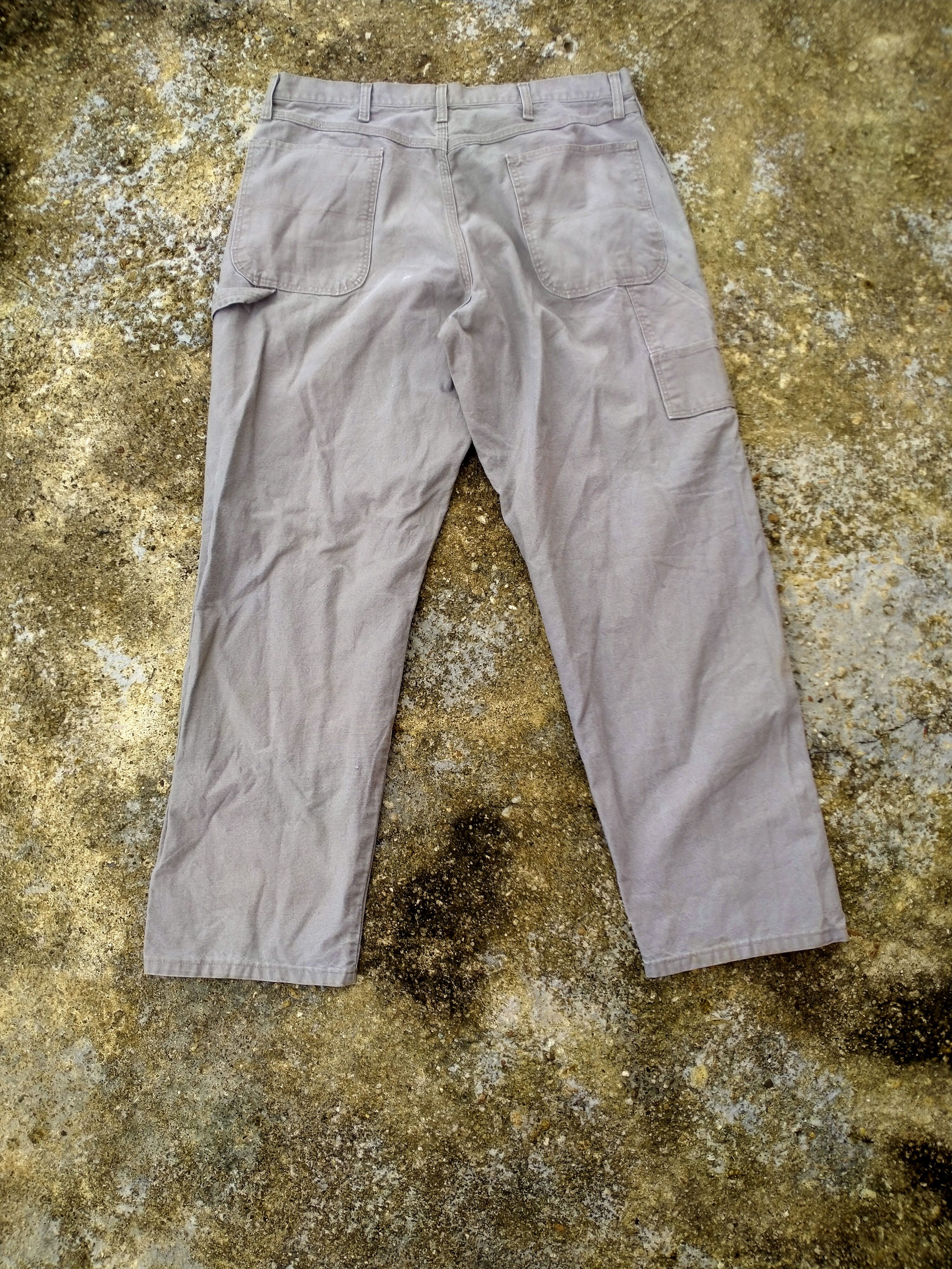 Vintage RUSTLER CARPENTER PANTS Size US 36 / EU 52 - 7 Thumbnail