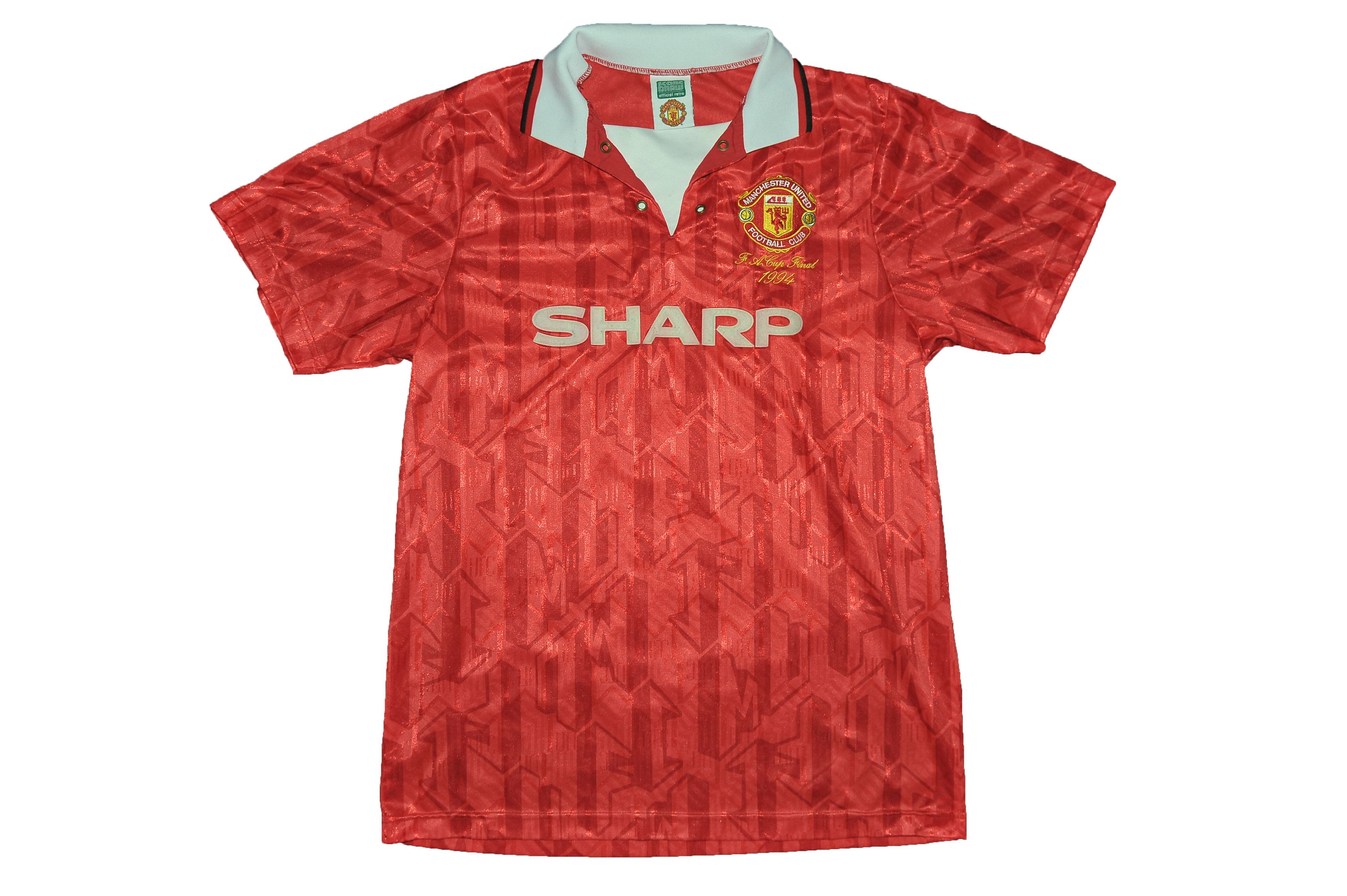 Manchester United Cantona Retro Trikot Grösse L | Kaufen auf Ricardo