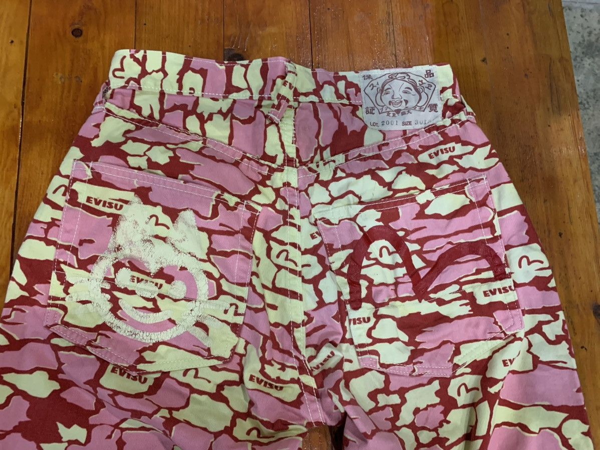 Evisu × Japanese Brand × Vintage Vintage Evisu All Over Print Pant Size 28" / US 6 / IT 42 - 4 Thumbnail