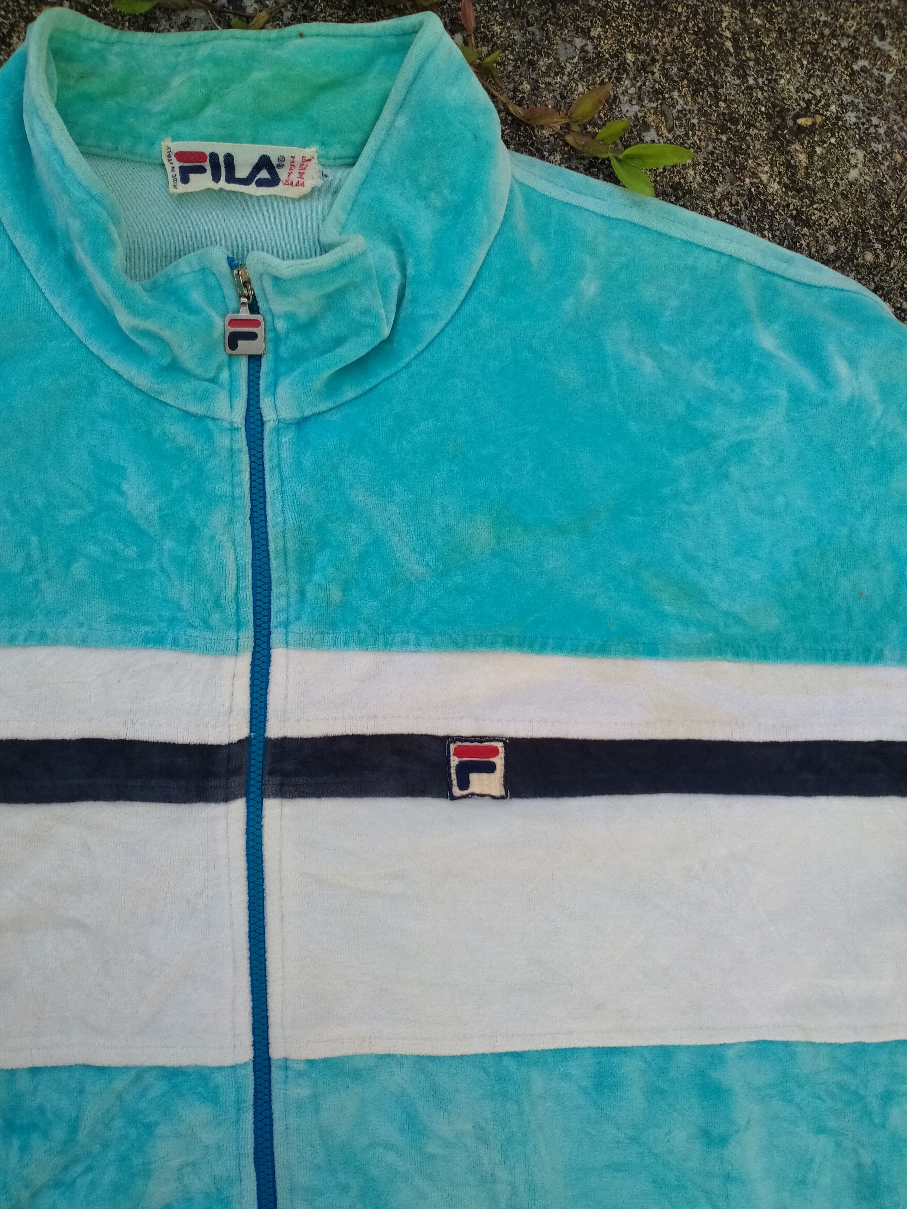 Fila × Vintage FILA ZIPPER FLEECE JACKET Size US XXL / EU 58 / 5 - 3 Thumbnail