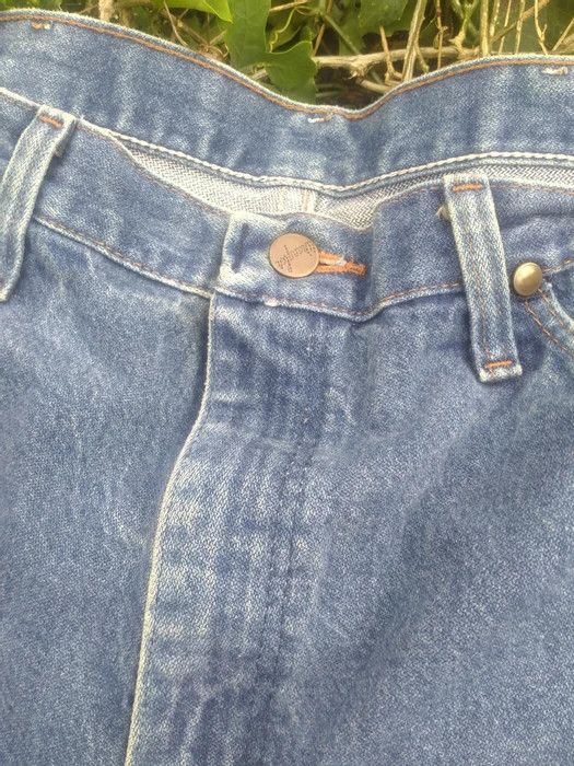 Vintage × Wrangler Wrangler Straight Cut Denim Jean Size 34 Size US 34 / EU 50 - 2 Thumbnail