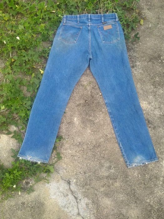 Vintage × Wrangler Wrangler Straight Cut Denim Jean Size 34 Size US 34 / EU 50 - 6 Thumbnail