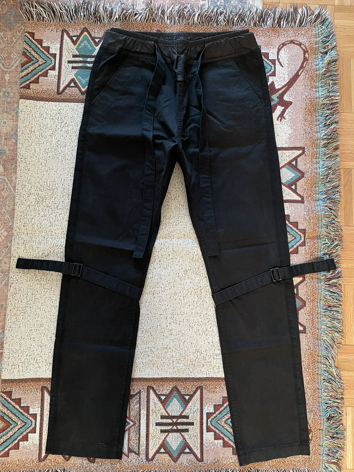 Fear of God Fear of God 7th Collection Bondage Pants Black Size Small |  Grailed