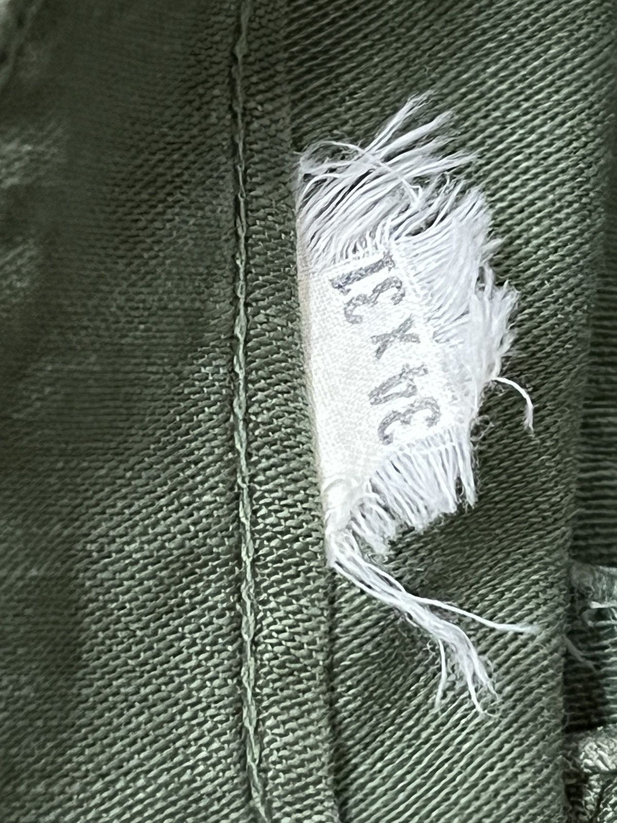 Vintage Rare 50s Army Trousers Man's Cotton Satten Pant Size US 32 / EU 48 - 9 Thumbnail