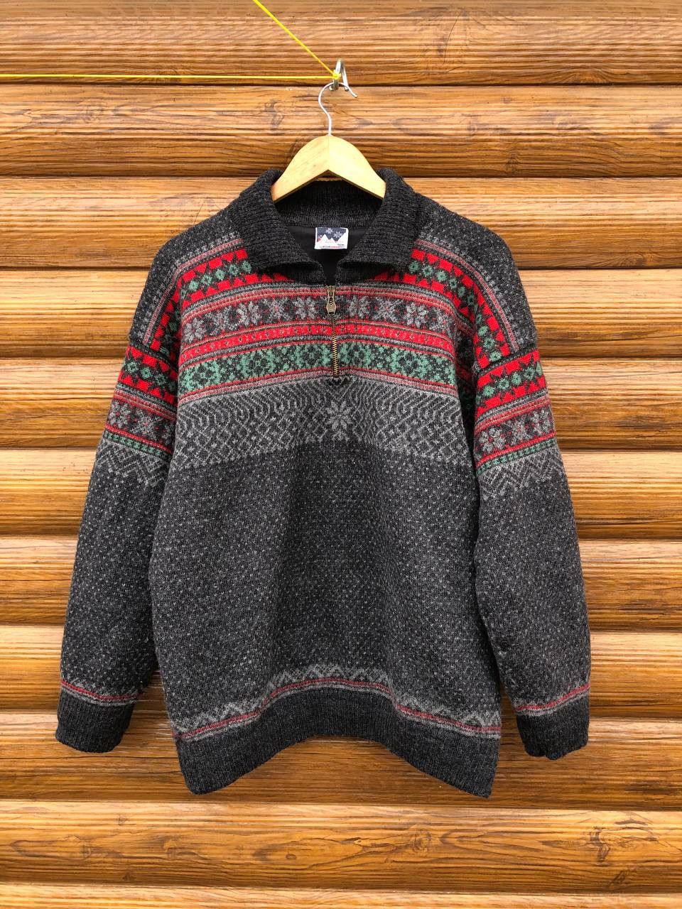 Dale Of Norway Vintage DALE OF NORWAY knit wool sweater 90s Size US L / EU 52-54 / 3 - 1 Thumbnail