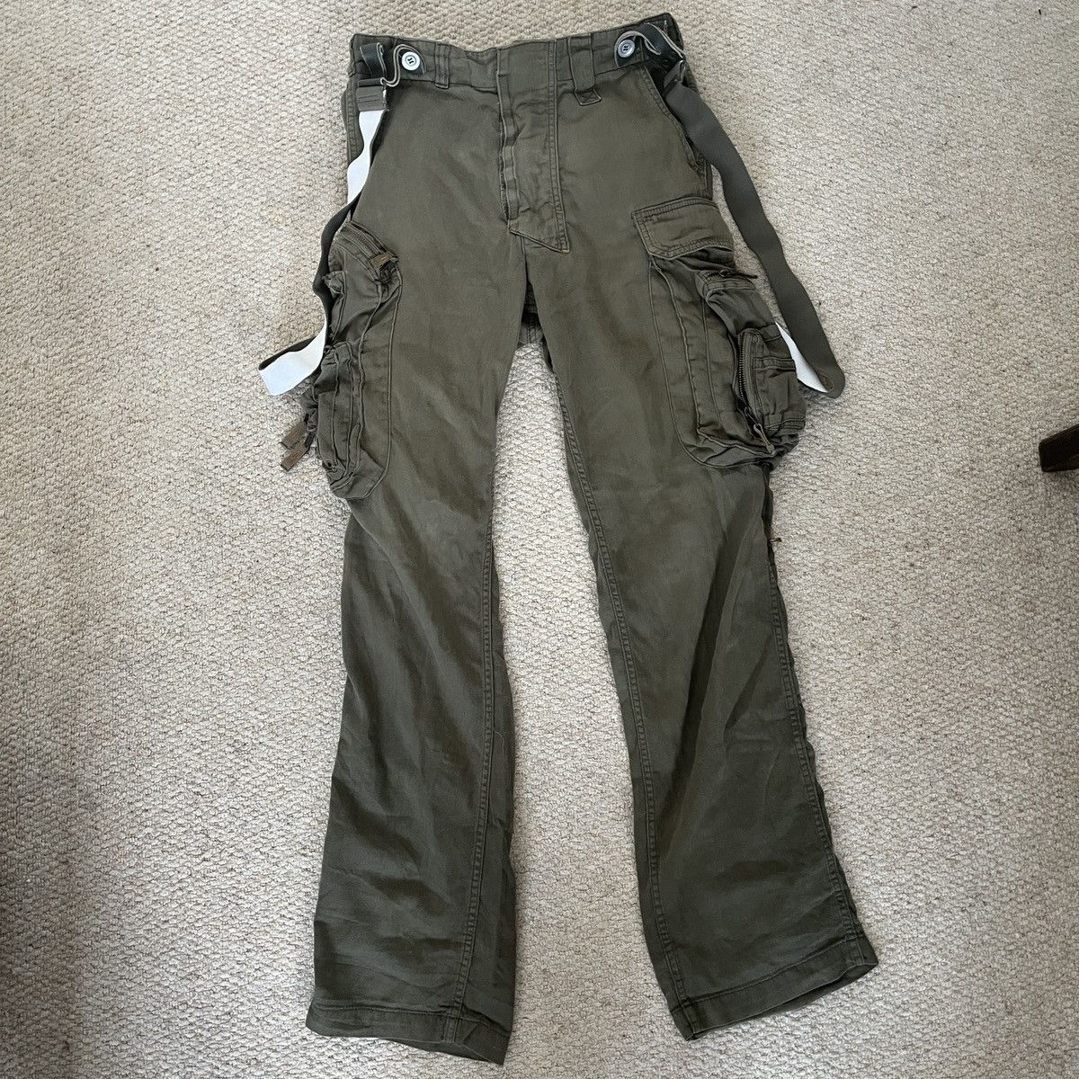 le-grande-bleu-l-g-b-lgb-le-grande-bleu-khaki-cargo-pants-grailed