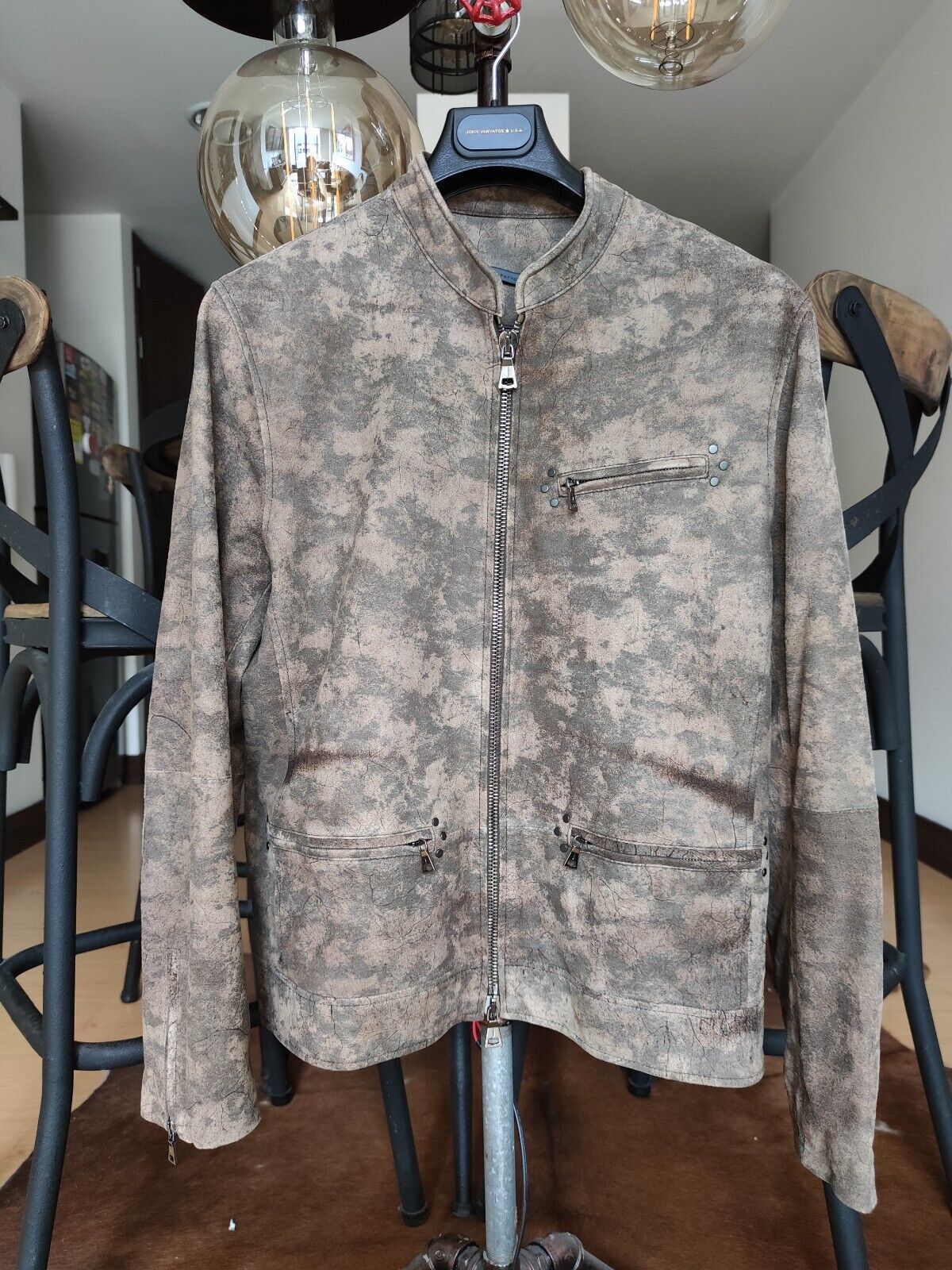 John Varvatos John Varvatos LEATHER MOTO JACKET. Size EU 50 USA 40 Size US M / EU 48-50 / 2 - 7 Thumbnail