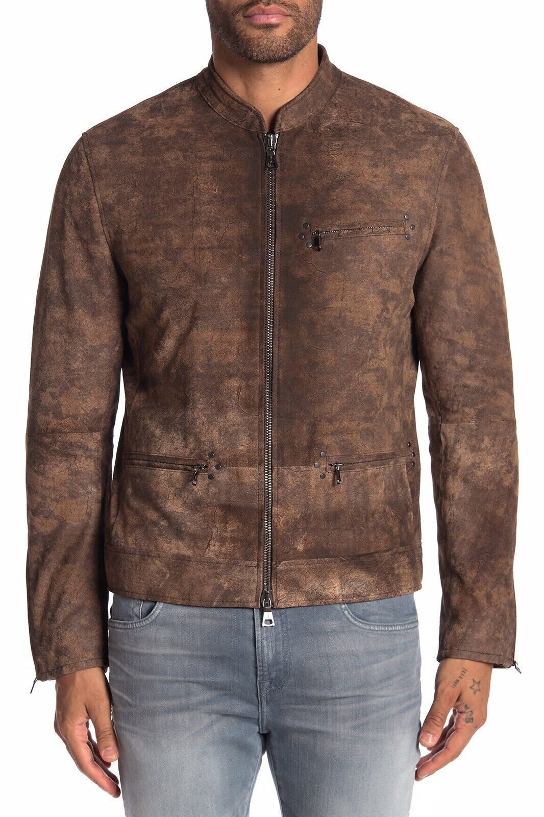 John Varvatos John Varvatos LEATHER MOTO JACKET. Size EU 50 USA 40 Size US M / EU 48-50 / 2 - 6 Thumbnail