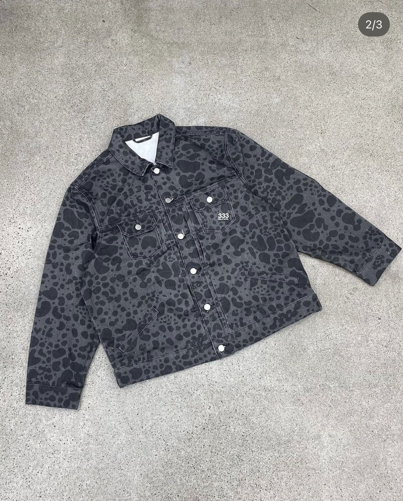 Half Evil Half Evil CHEETAH PRINT DENIM JACKET Size US XL / EU 56 / 4 - 1 Thumbnail