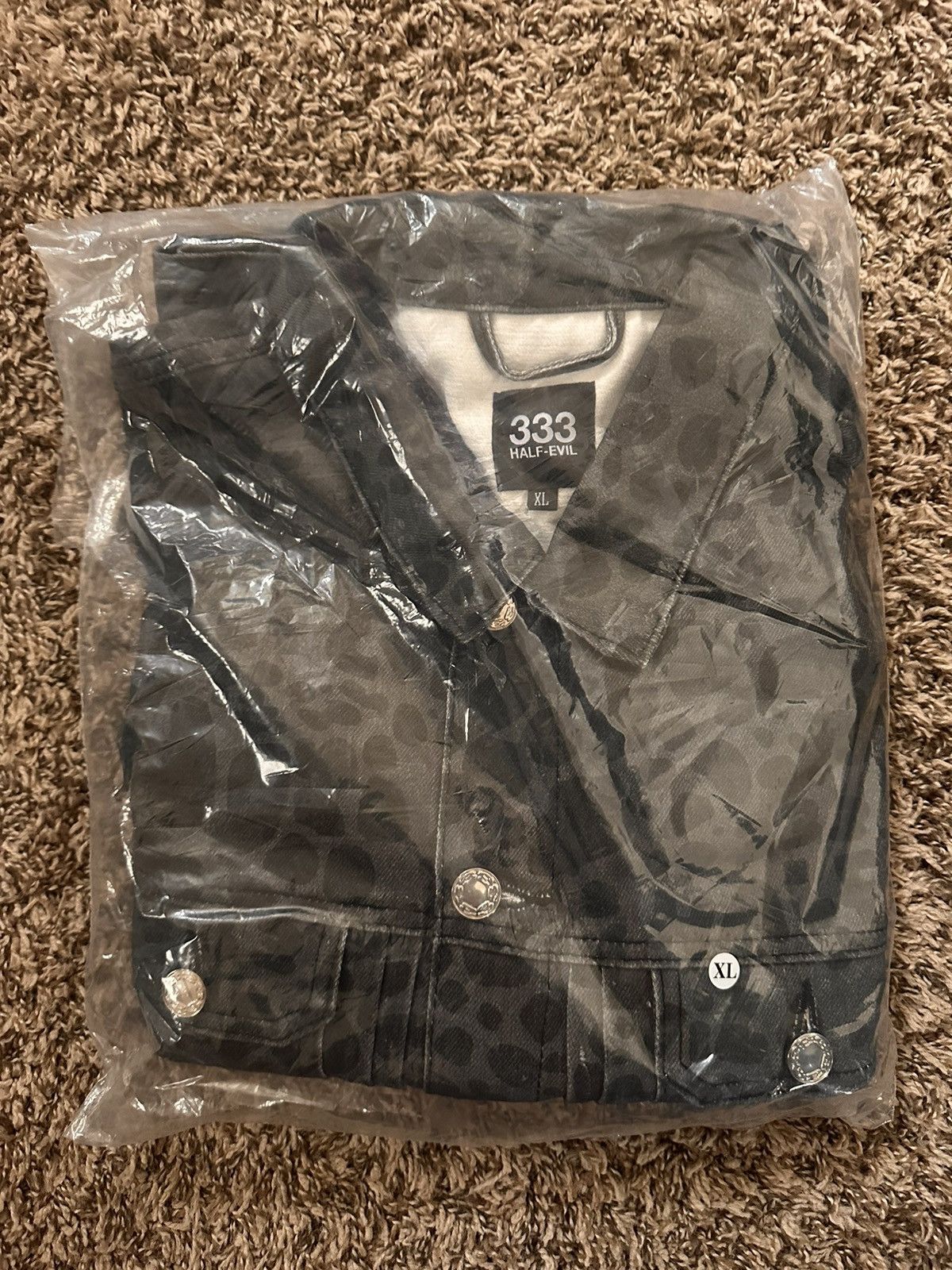 Half Evil Half Evil CHEETAH PRINT DENIM JACKET Size US XL / EU 56 / 4 - 2 Thumbnail