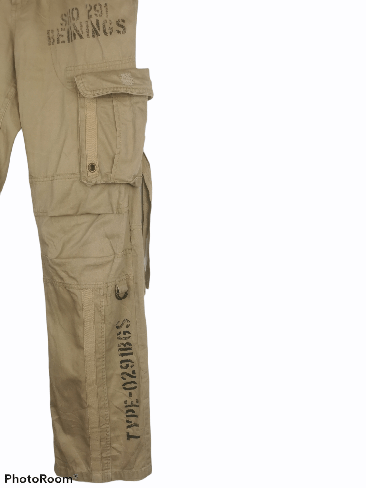 Japanese Brand 💥RARE💥 Japanese Designer Bernings-Sho Bondage Cargo Pant Size US 32 / EU 48 - 4 Thumbnail