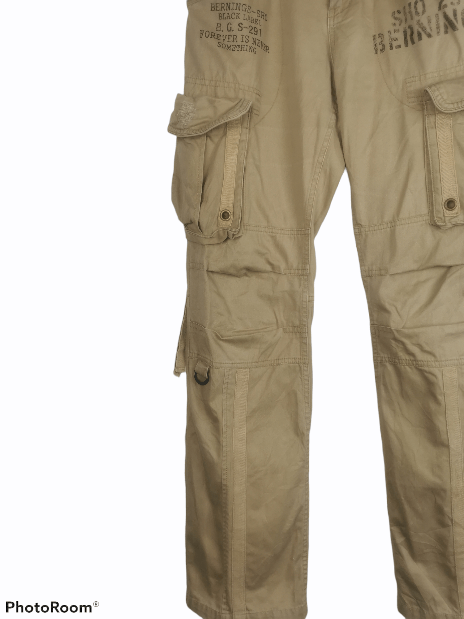 Japanese Brand 💥RARE💥 Japanese Designer Bernings-Sho Bondage Cargo Pant Size US 32 / EU 48 - 3 Thumbnail