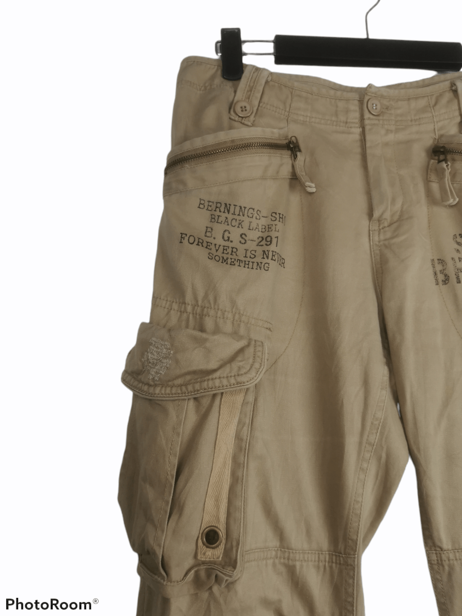 Japanese Brand 💥RARE💥 Japanese Designer Bernings-Sho Bondage Cargo Pant Size US 32 / EU 48 - 5 Thumbnail