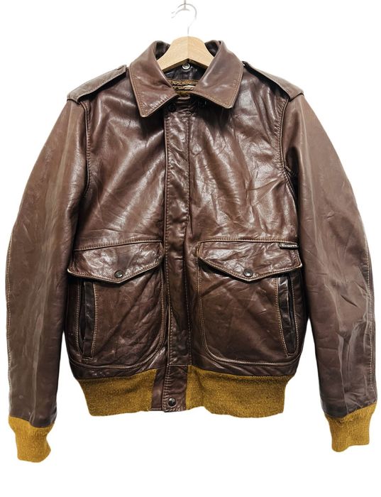 Vintage Vintage Schott Type-A2 Leather Jacket | Grailed