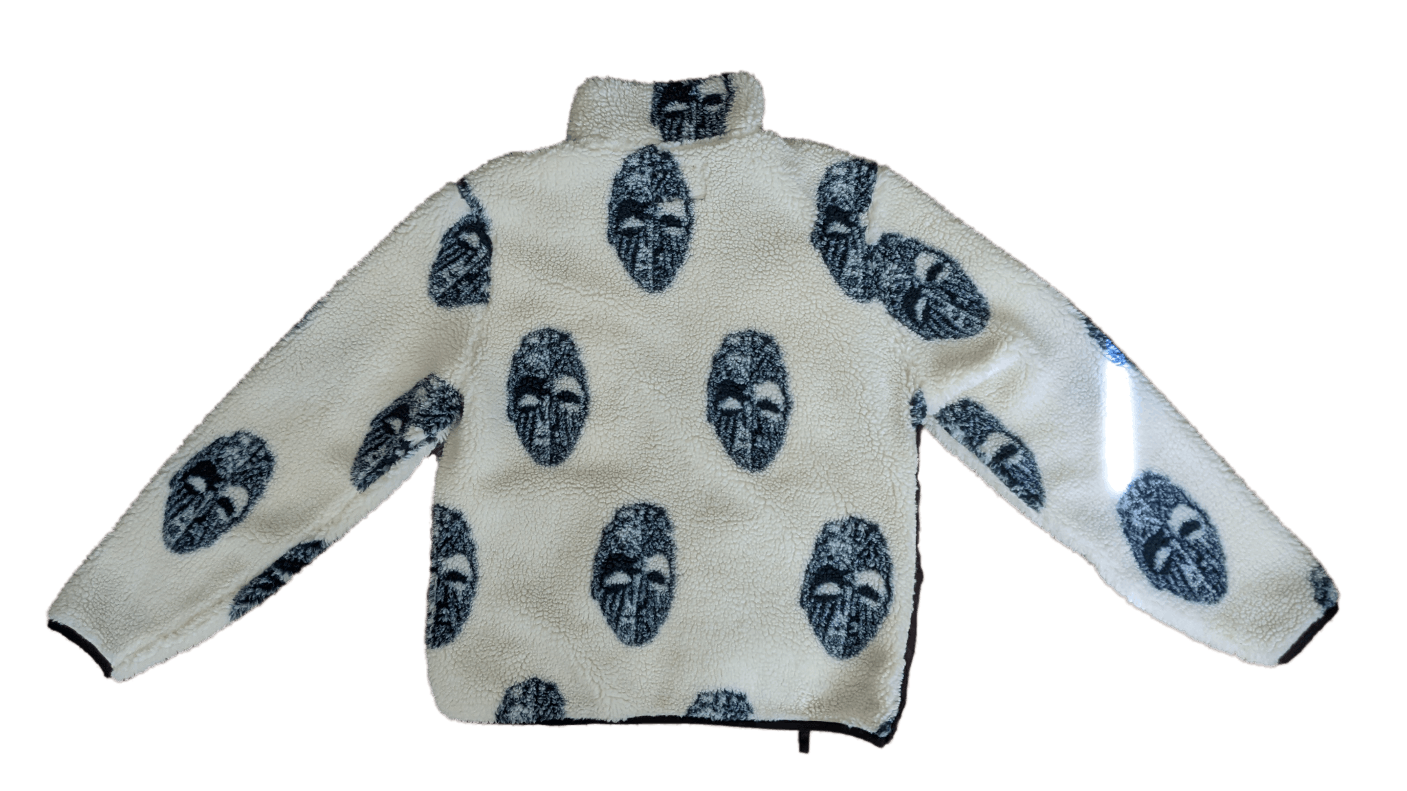 Stussy Stussy x Rclmd.la Mask Jacquard Sherpa Fleece Jacket size M Size US M / EU 48-50 / 2 - 2 Thumbnail