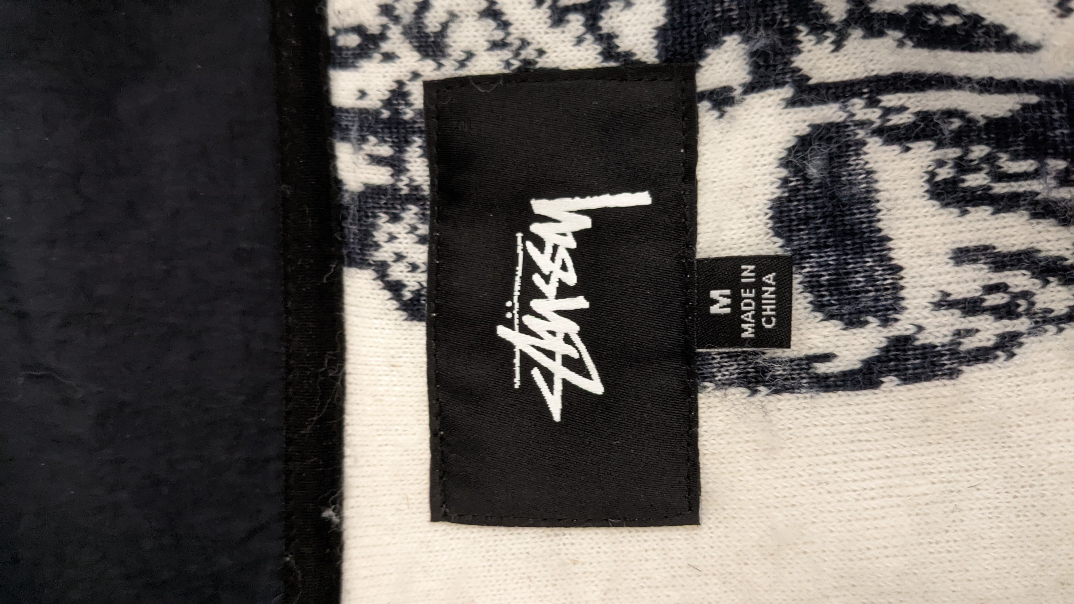 Stussy Stussy x Rclmd.la Mask Jacquard Sherpa Fleece Jacket size M Size US M / EU 48-50 / 2 - 3 Thumbnail