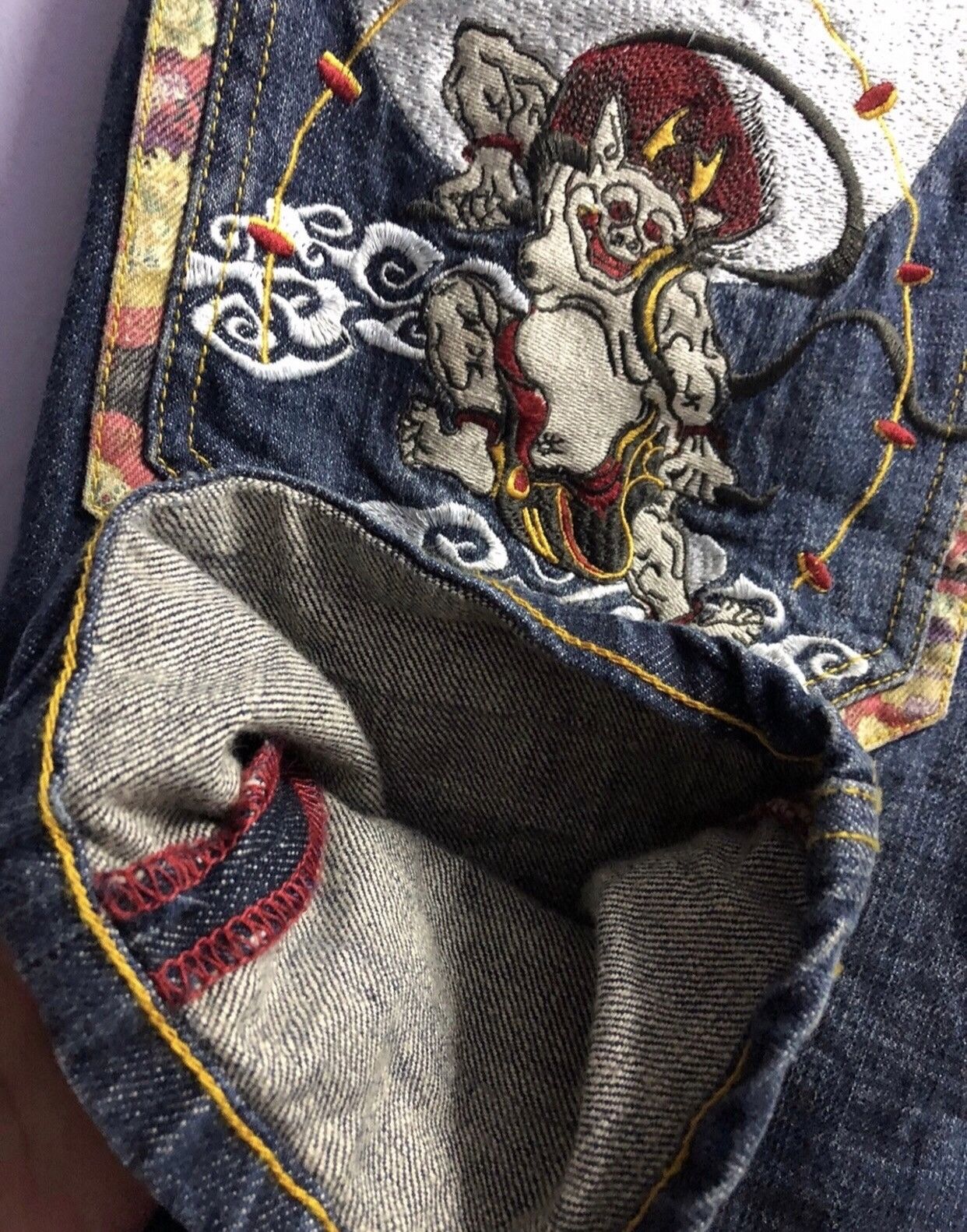 Designer × Dragonfly × Japanese Brand Grailed🔥 JAPANESE BRAND X NAMITATSU X SUKAJAN DRAGON Size US 32 / EU 48 - 7 Thumbnail