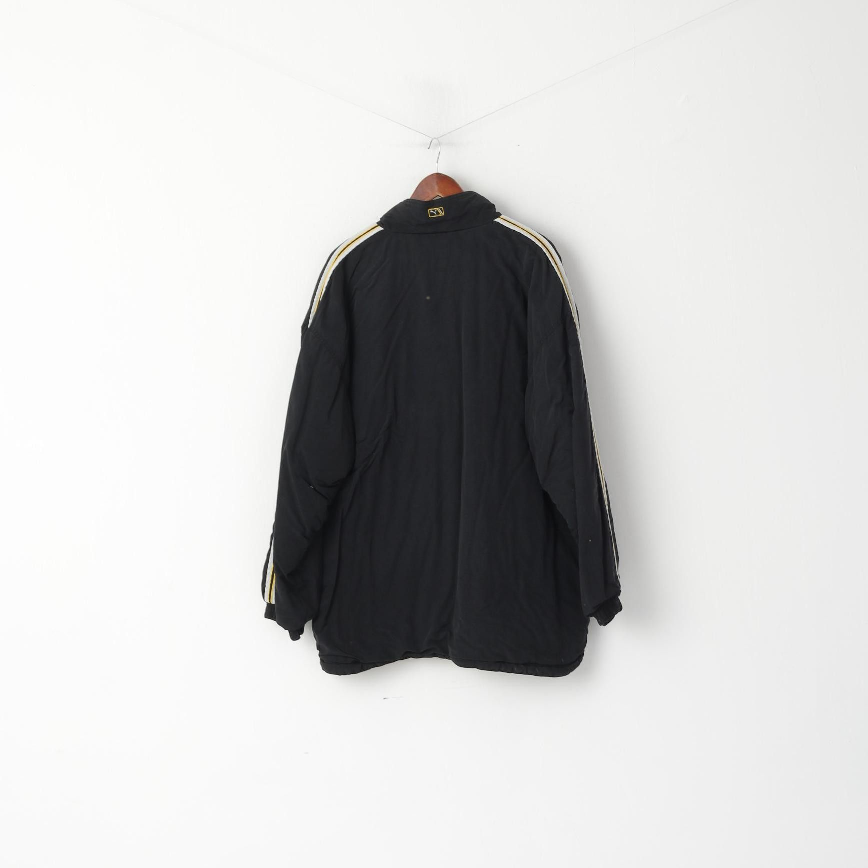 Puma Puma Men XXL Jacket Black Nylon Padded Vintage 0572 Size US XXL / EU 58 / 5 - 8 Thumbnail