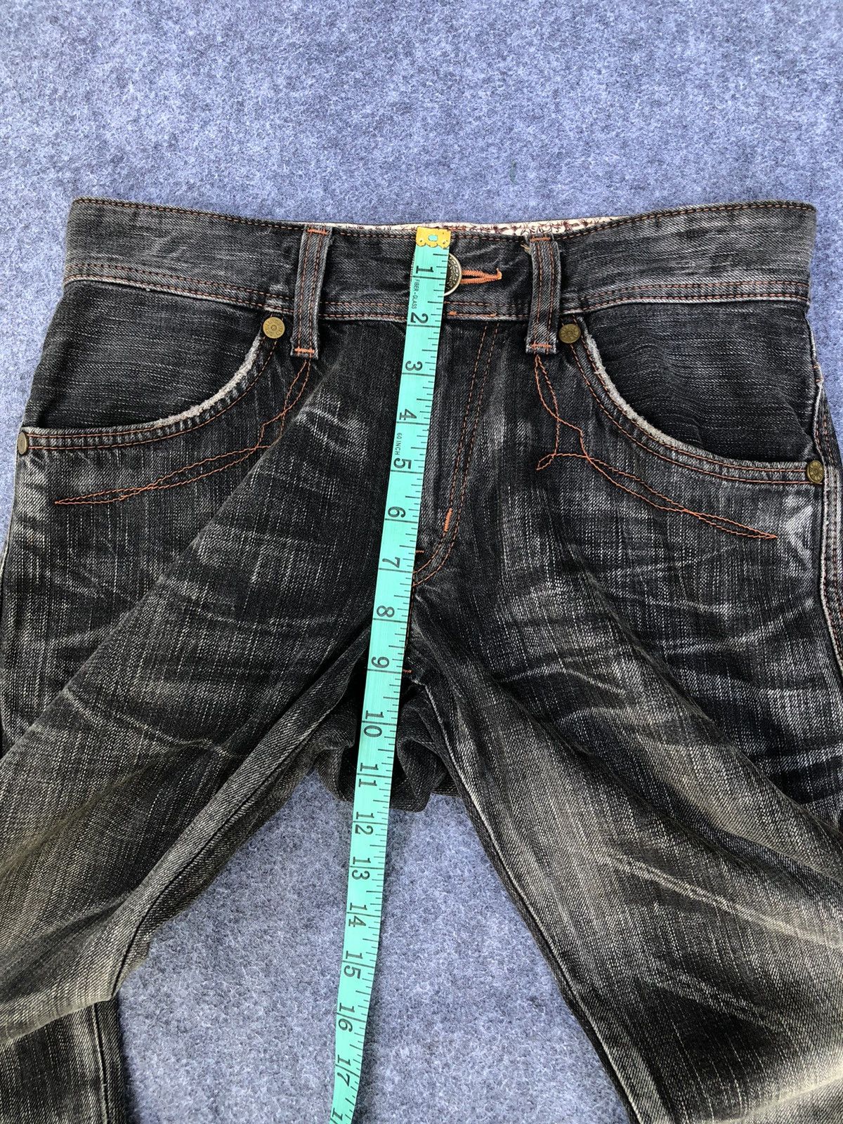 Edwin Rare🔥Japanese Edwin 503 Blue Trip Denim Jeans Size US 31 - 14 Thumbnail