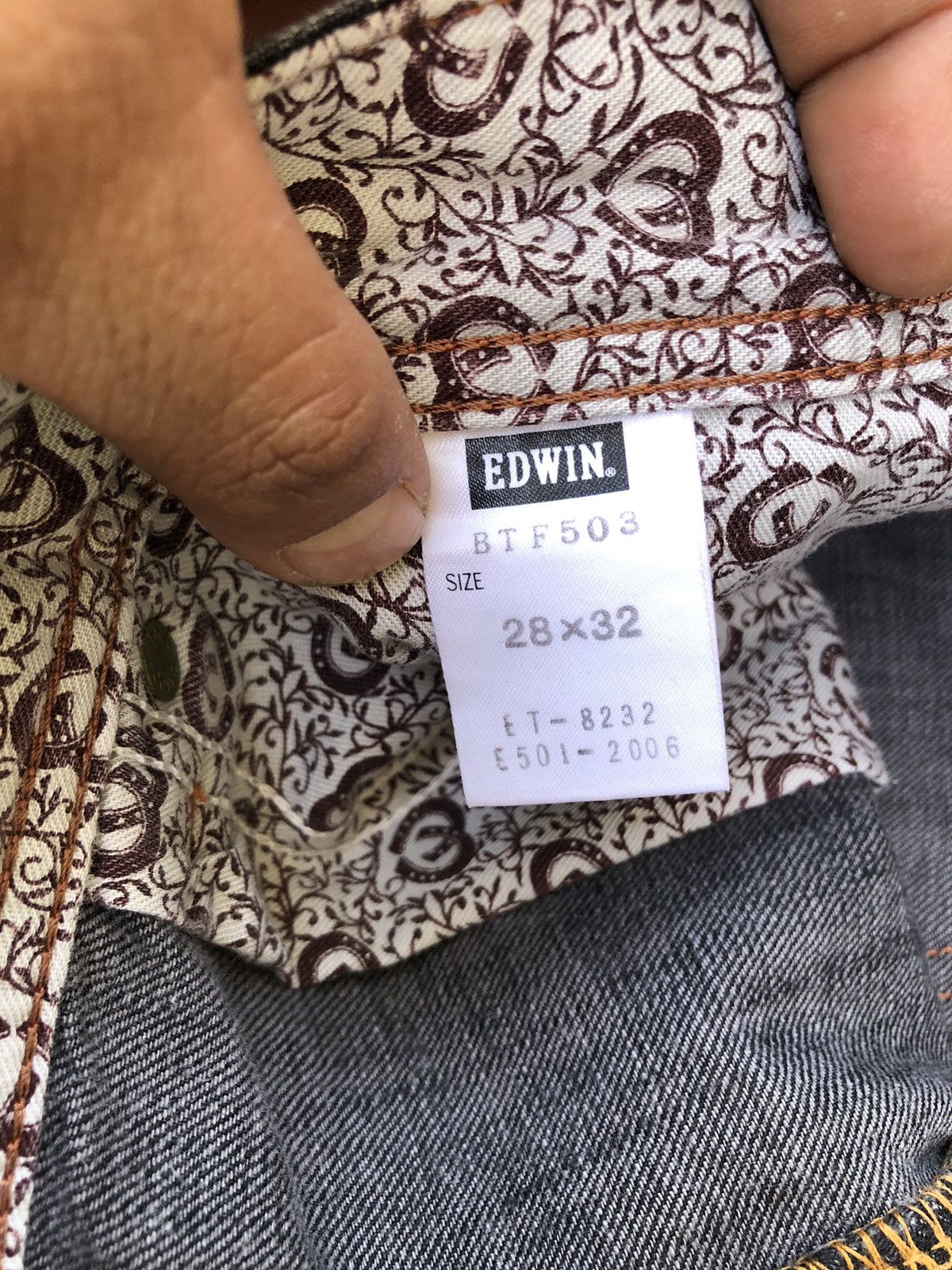 Edwin Rare🔥Japanese Edwin 503 Blue Trip Denim Jeans Size US 31 - 9 Thumbnail