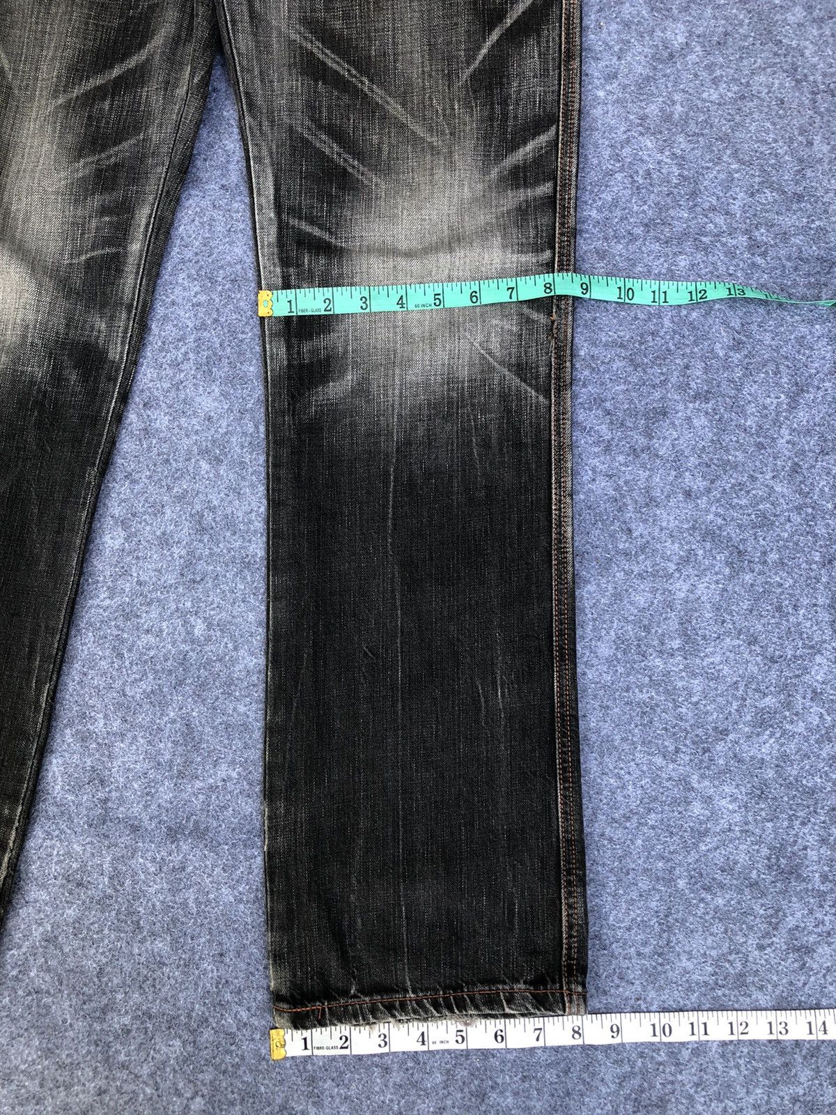 Edwin Rare🔥Japanese Edwin 503 Blue Trip Denim Jeans Size US 31 - 12 Thumbnail