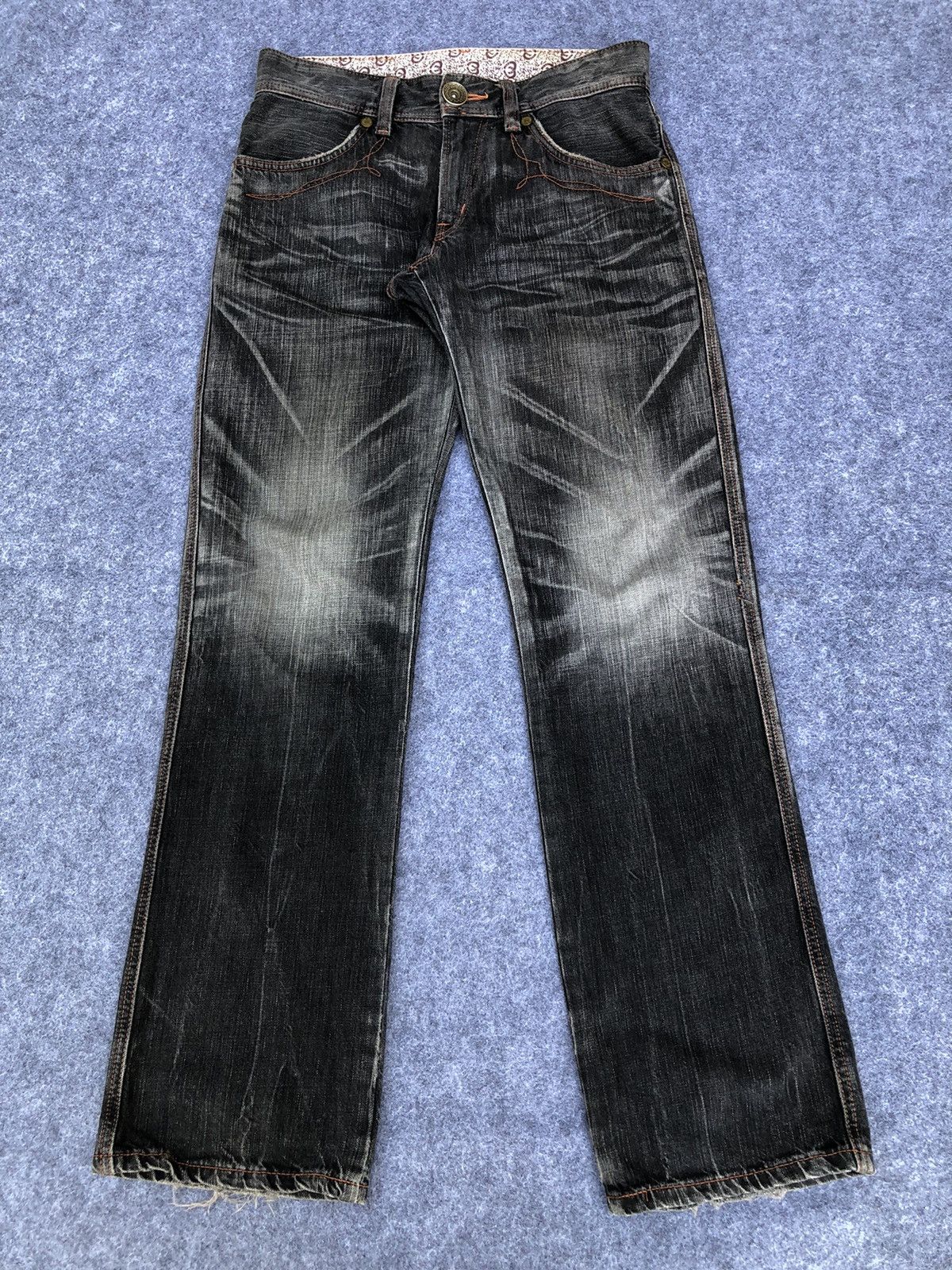 Edwin Rare🔥Japanese Edwin 503 Blue Trip Denim Jeans Size US 31 - 1 Thumbnail