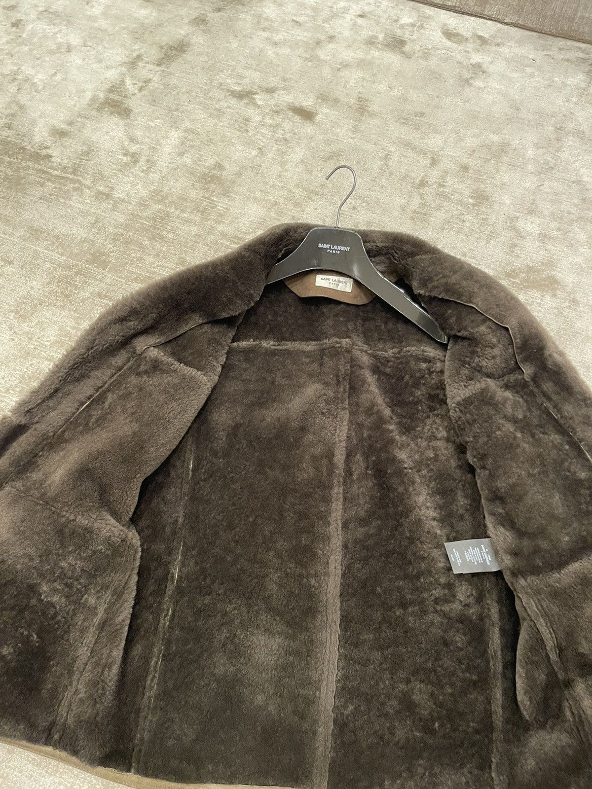 Hedi Slimane × Saint Laurent Paris FW 2013 shearling coat Size US M / EU 48-50 / 2 - 15 Thumbnail