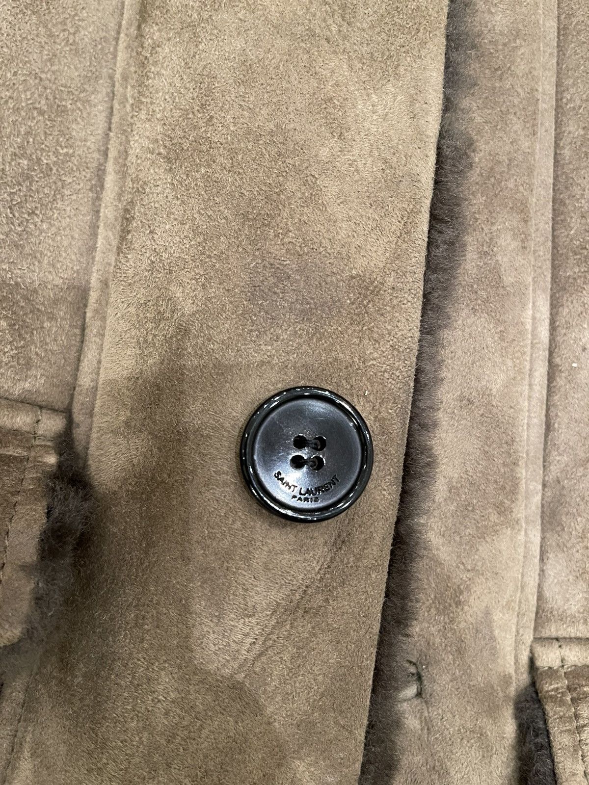 Hedi Slimane × Saint Laurent Paris FW 2013 shearling coat Size US M / EU 48-50 / 2 - 23 Thumbnail