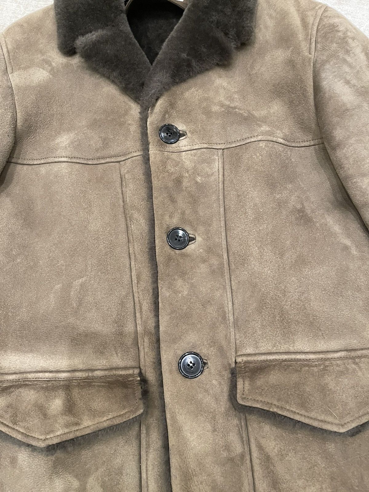 Hedi Slimane × Saint Laurent Paris FW 2013 shearling coat Size US M / EU 48-50 / 2 - 12 Thumbnail