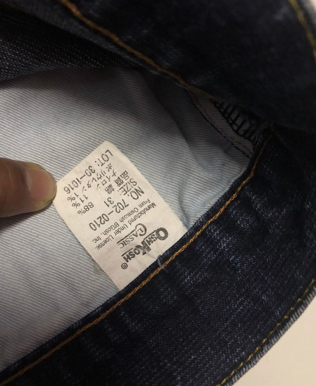 Japanese Brand × Oshkosh × Vintage Oshkosh x Painted Artistic Abstract Denim Size US 31 - 8 Thumbnail