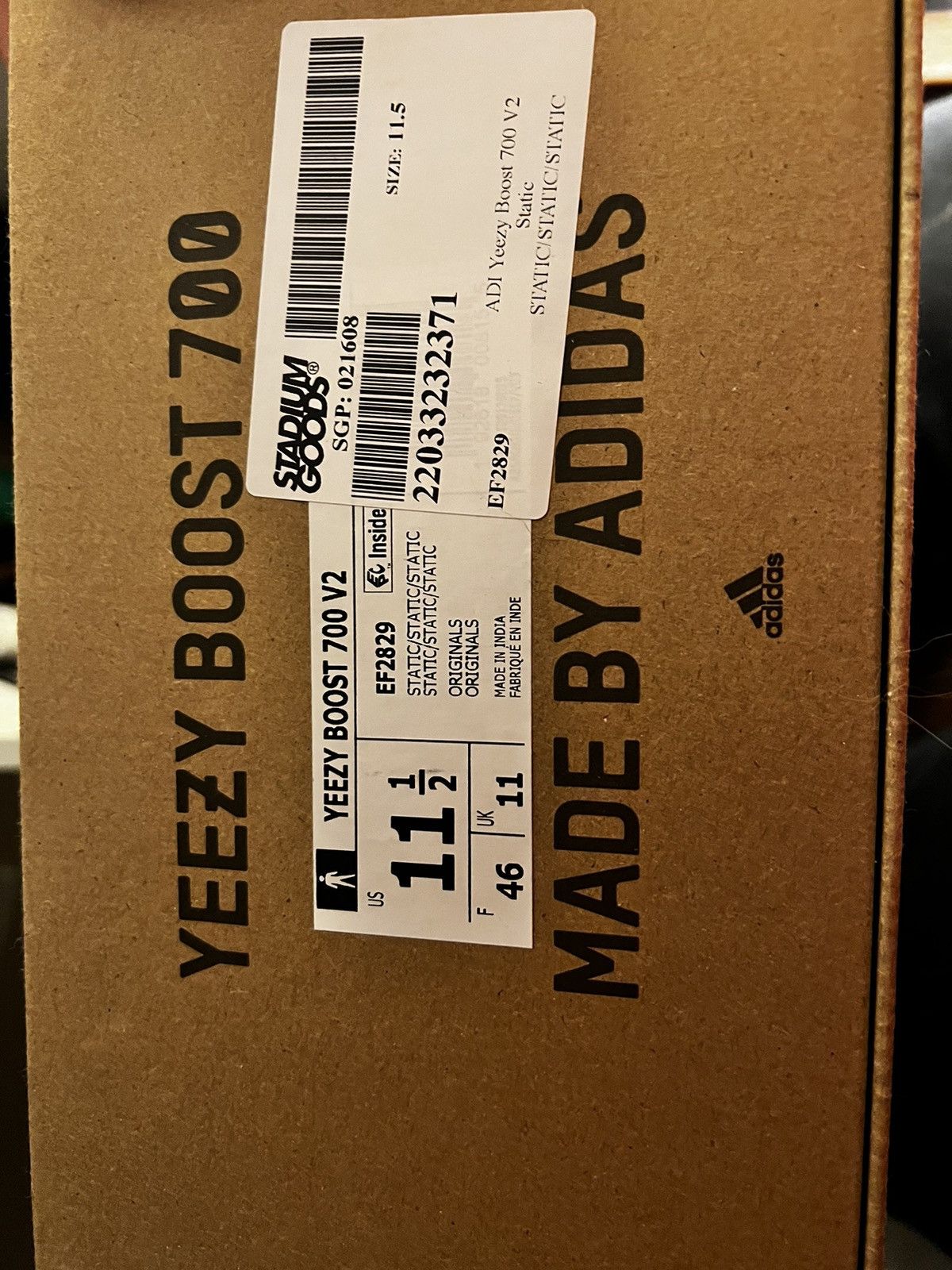 Adidas × Kanye West Yeezy 700 static Size US 11.5 / EU 44-45 - 8 Thumbnail