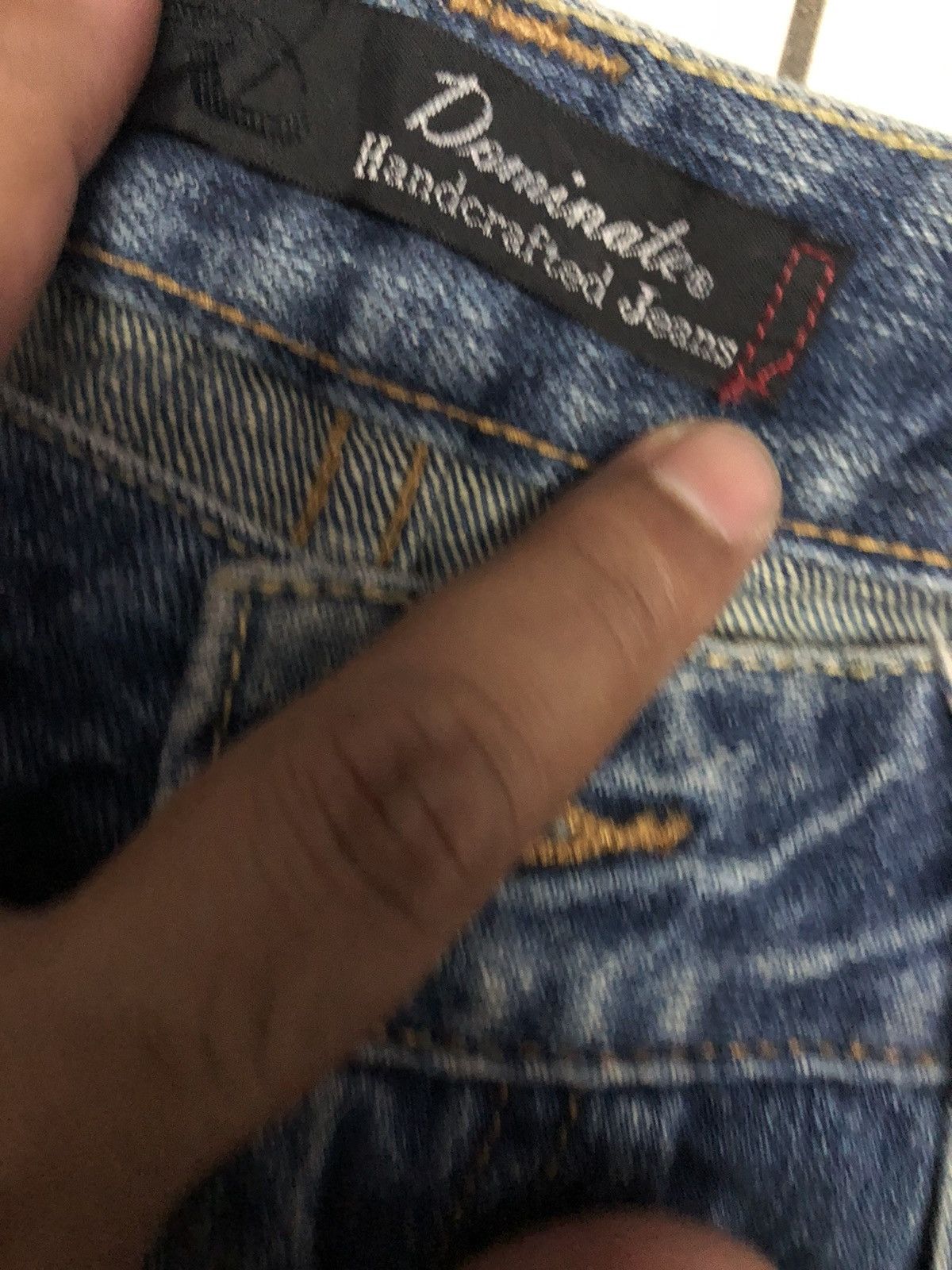 Japanese Brand × Vintage Japanese Brand Dominate Handcrafted Jeans Double Waist Size US 32 / EU 48 - 5 Thumbnail