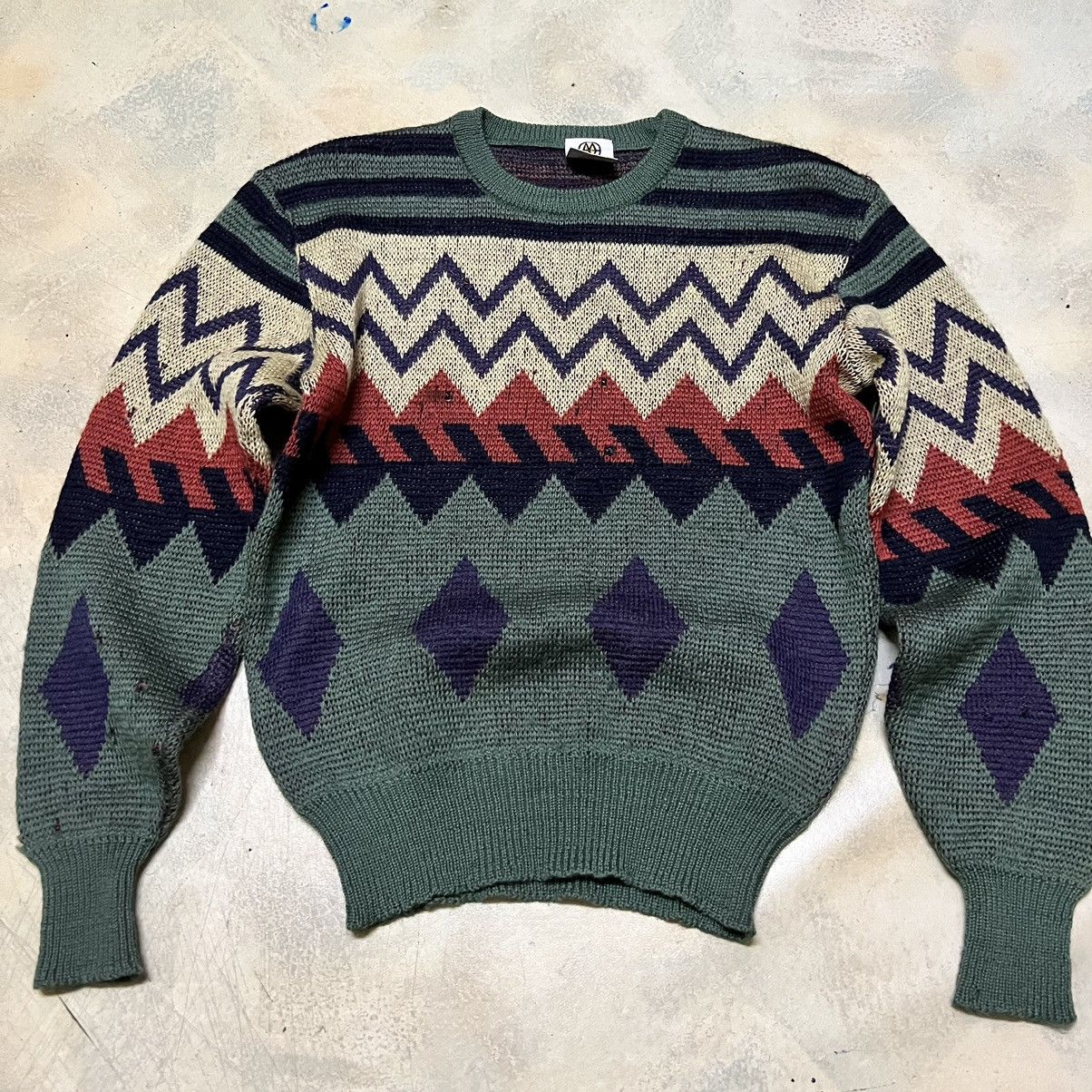 Japanese Brand × Vintage Marina Delrey Knitwear Sweater Size US S / EU 44-46 / 1 - 3 Thumbnail