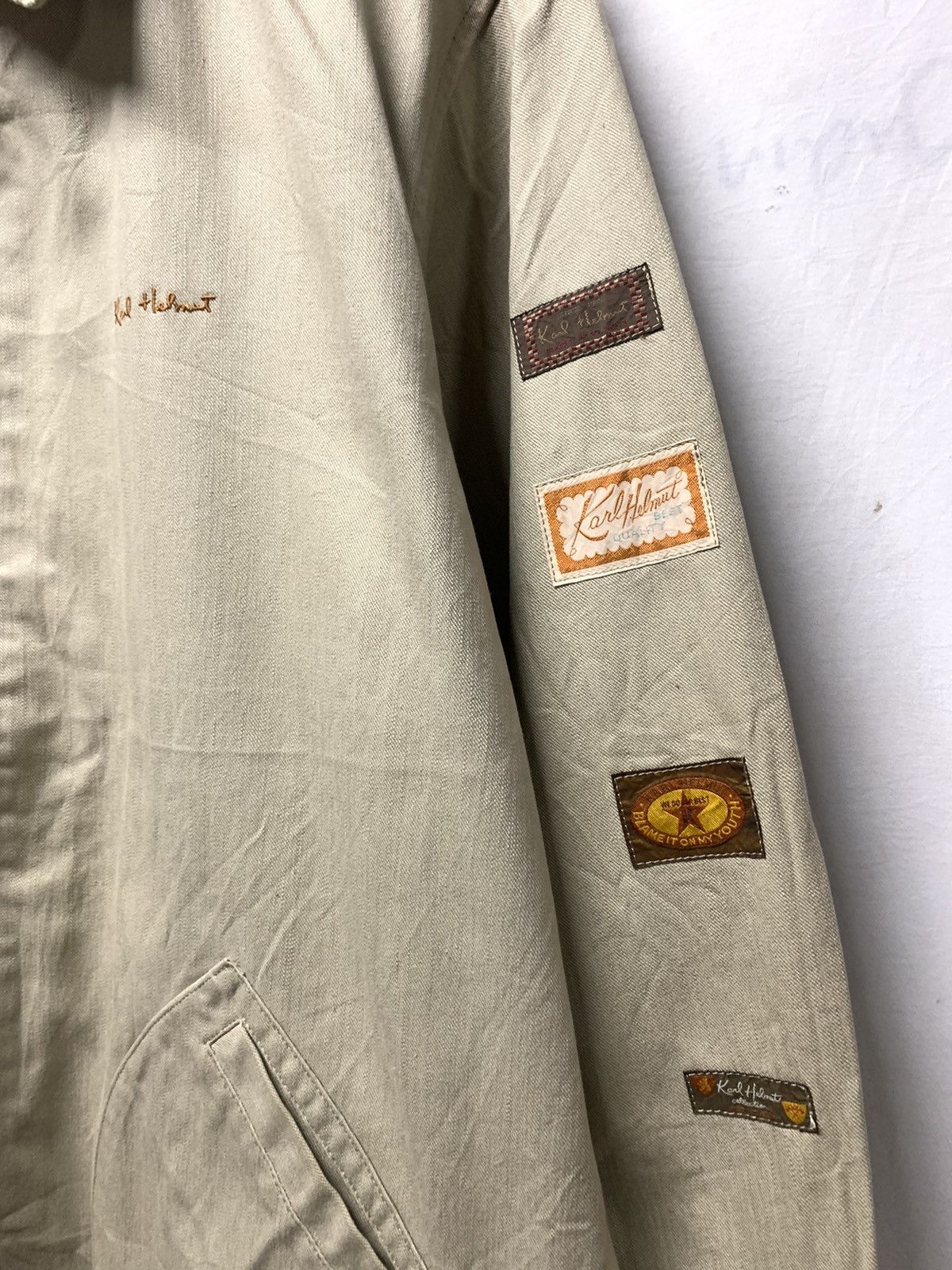 Japanese Brand × Karl Helmut Karl Helmut Zipper Cotton Work Jacket Size US L / EU 52-54 / 3 - 4 Thumbnail