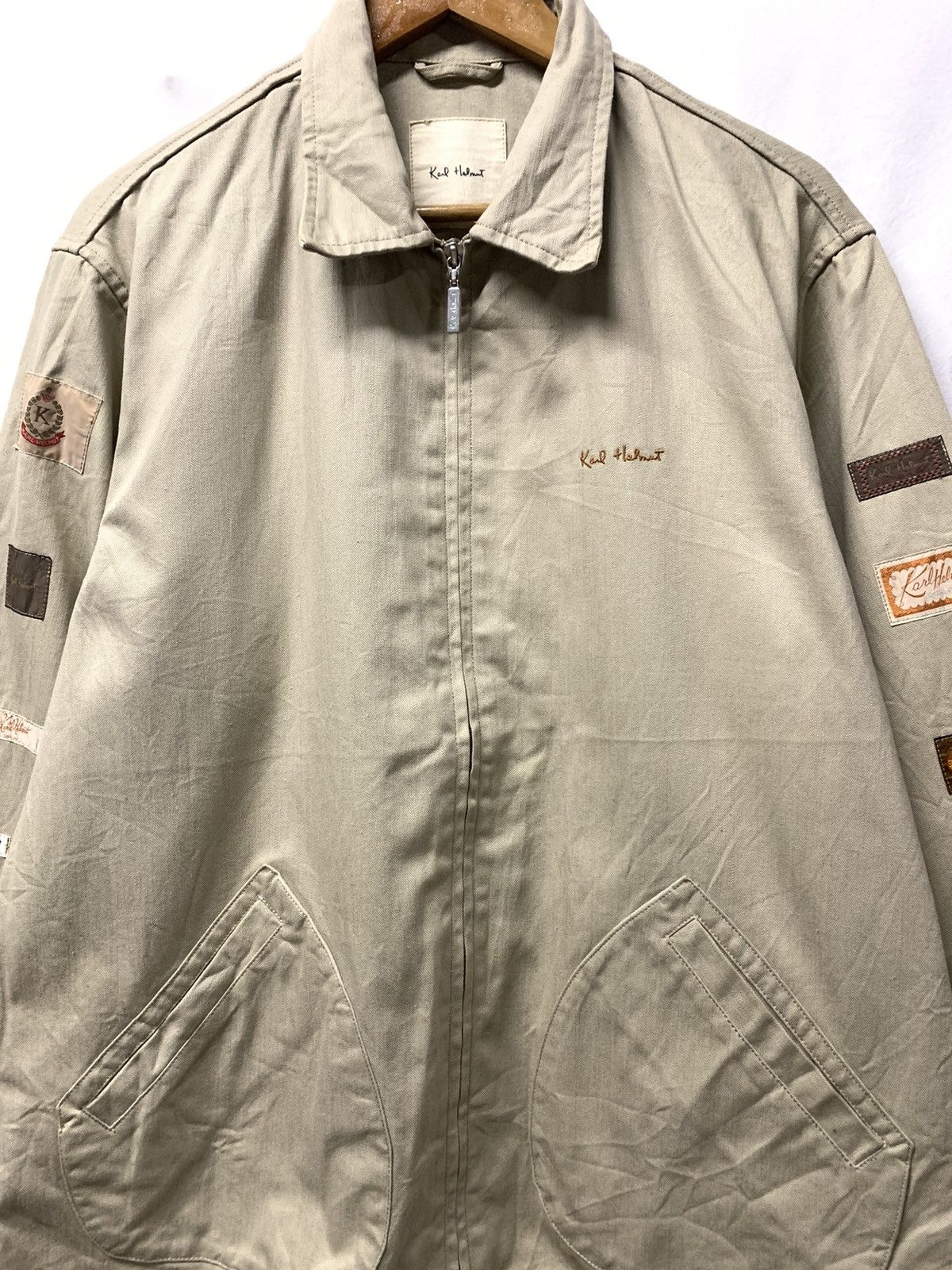 Japanese Brand × Karl Helmut Karl Helmut Zipper Cotton Work Jacket Size US L / EU 52-54 / 3 - 3 Thumbnail
