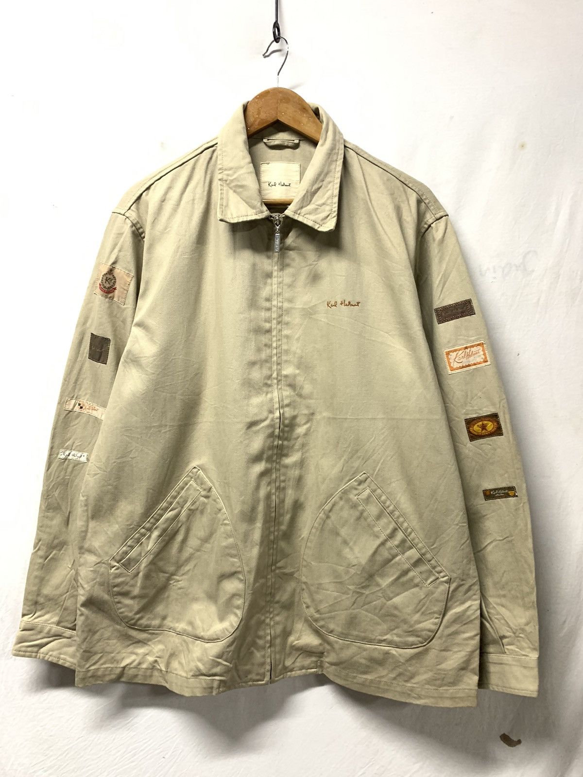 Japanese Brand × Karl Helmut Karl Helmut Zipper Cotton Work Jacket Size US L / EU 52-54 / 3 - 1 Thumbnail