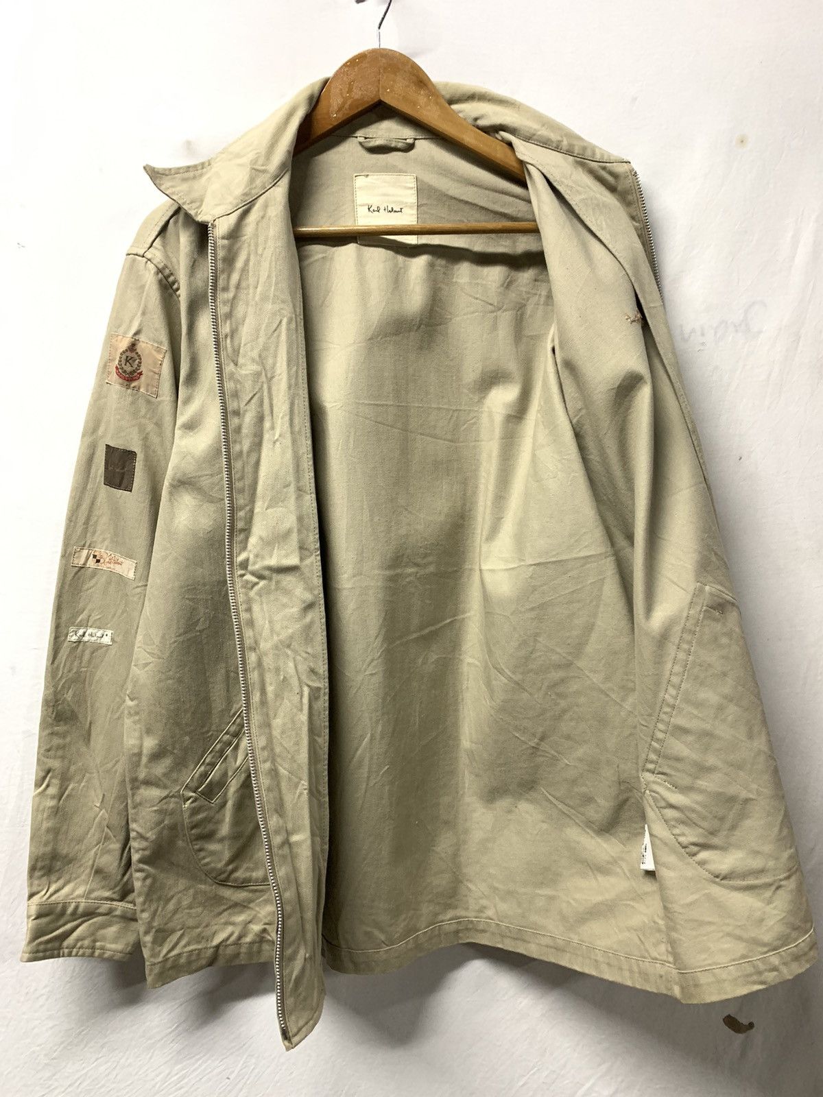 Japanese Brand × Karl Helmut Karl Helmut Zipper Cotton Work Jacket Size US L / EU 52-54 / 3 - 6 Thumbnail