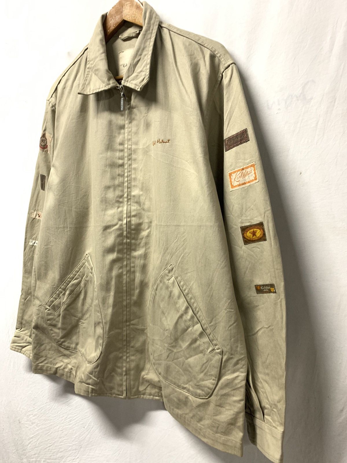 Japanese Brand × Karl Helmut Karl Helmut Zipper Cotton Work Jacket Size US L / EU 52-54 / 3 - 2 Thumbnail