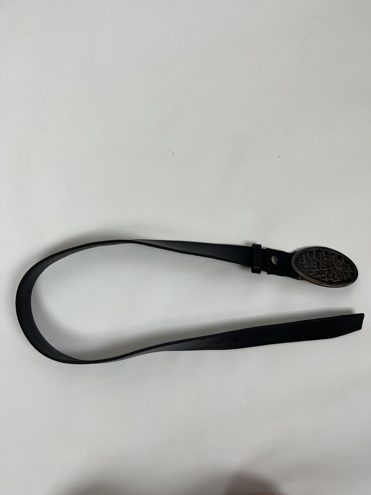 Ferre Ferre Gianfranco black leather steel belt size 110 cm Size ONE SIZE - 9 Thumbnail