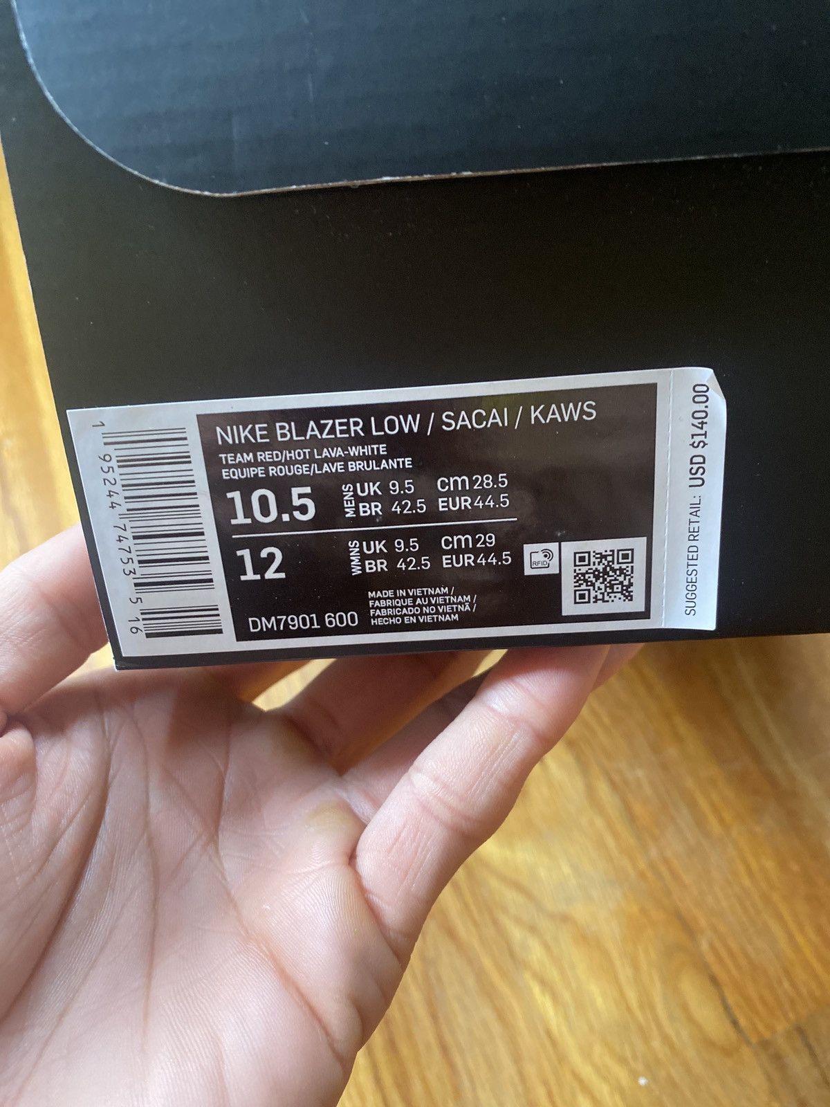 Kaws × Nike × Sacai Nike blazer low Size US 10.5 / EU 43-44 - 7 Thumbnail