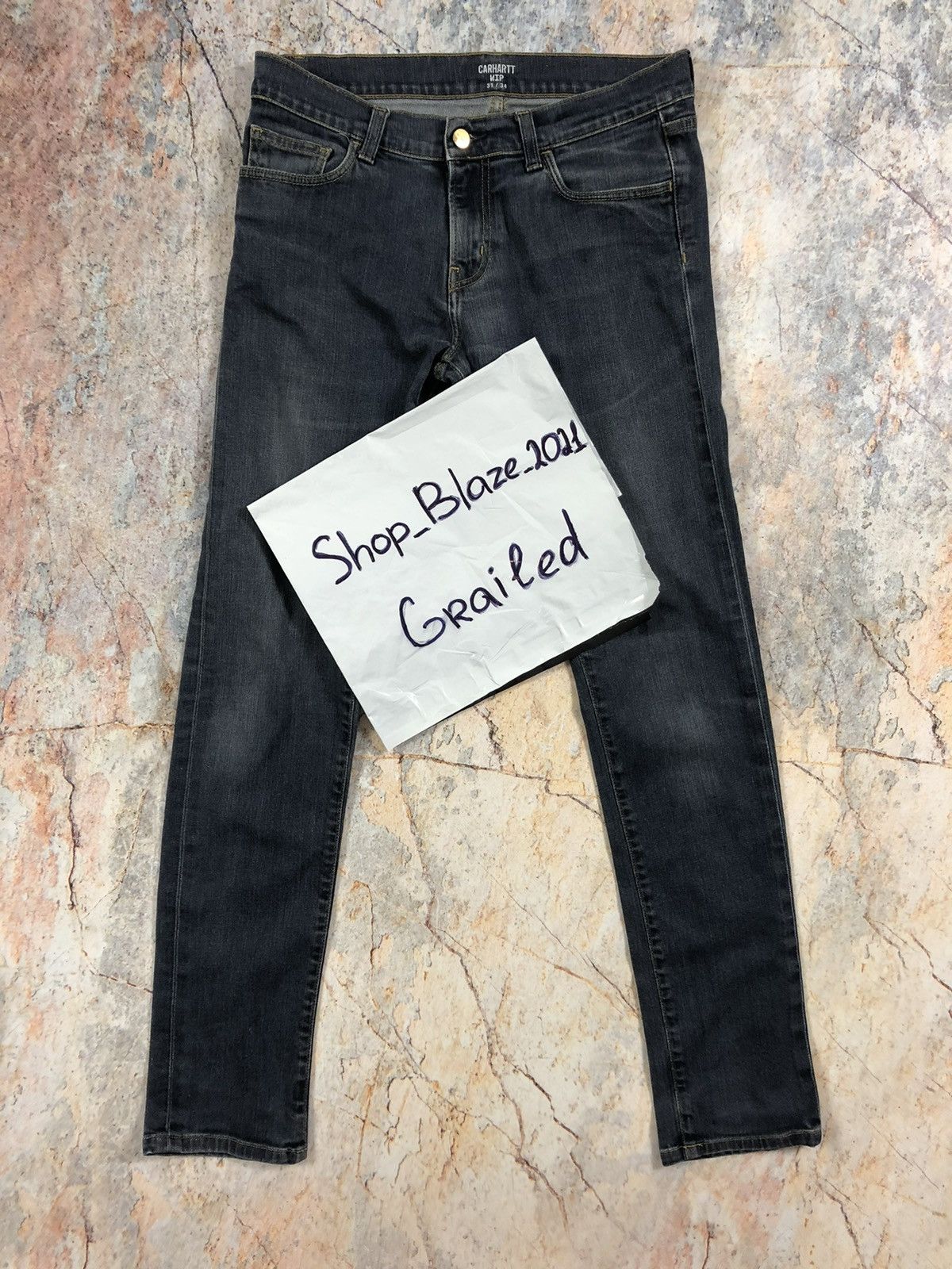 Carhartt × Vintage Carhartt denim jeans pants Size US 32 / EU 48 - 4 Thumbnail