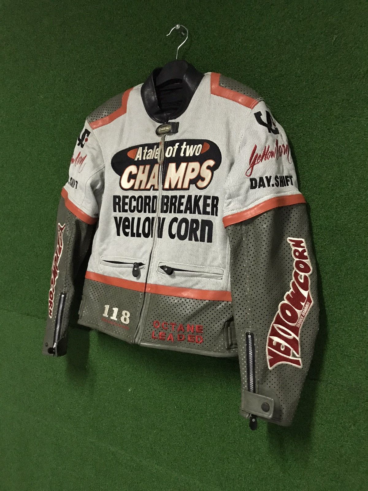 YELLOW CORN Yellow Corn Biker Jacket – Japanese Motorcycle Style – Rare Size US L / EU 52-54 / 3 - 2 Thumbnail