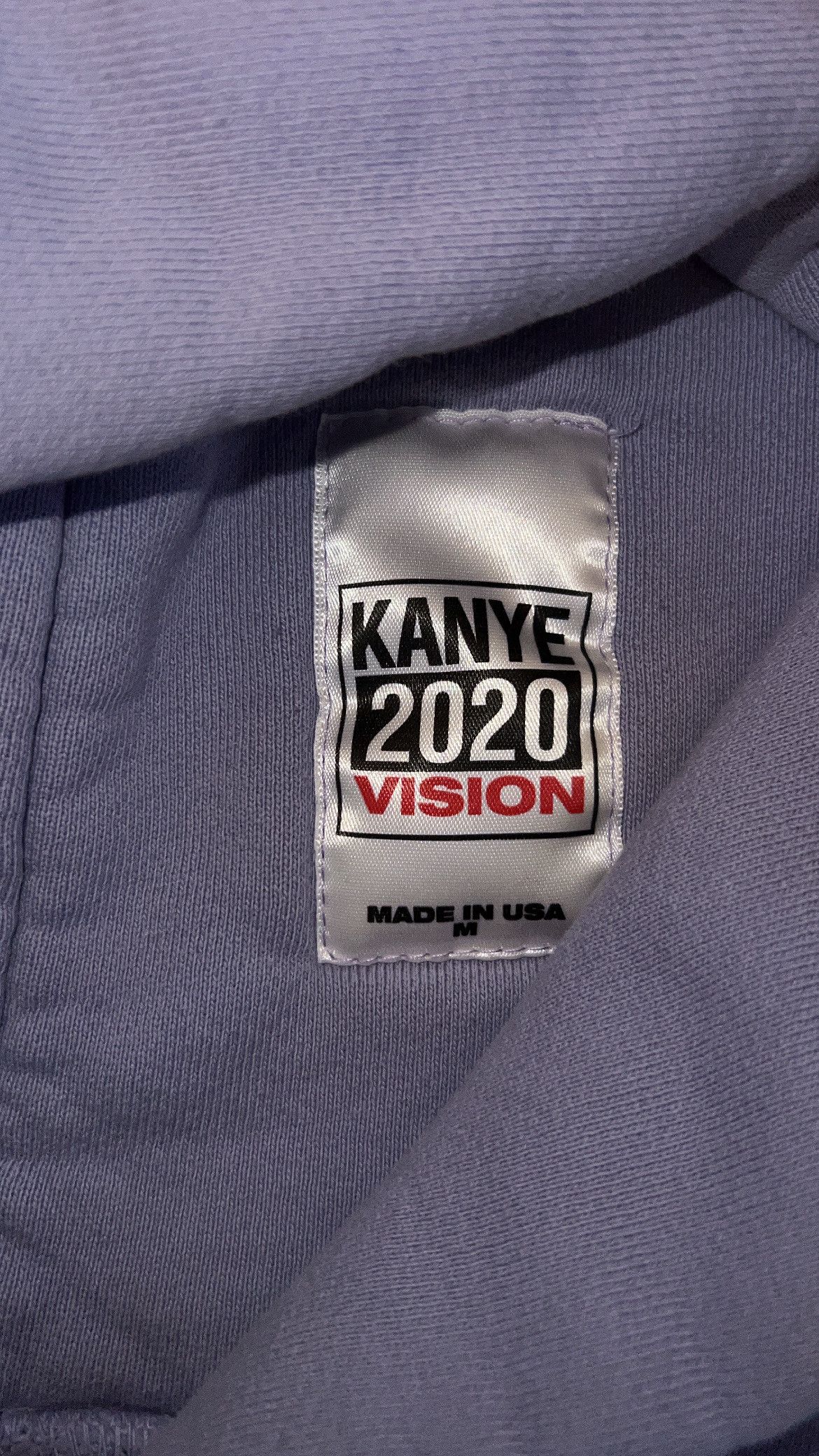Kanye West Kanye Vision 2020 Double Layer Purple Hoodie Size US M / EU 48-50 / 2 - 2 Thumbnail