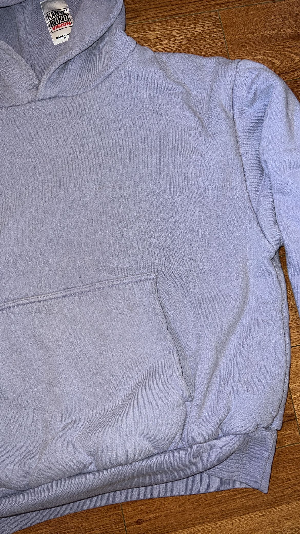 Kanye West Kanye Vision 2020 Double Layer Purple Hoodie Size US M / EU 48-50 / 2 - 3 Thumbnail