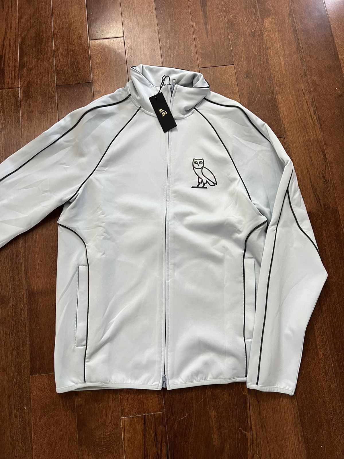 Drake × October's Very Own OVO Reflective Piping Track Jacket | Grailed