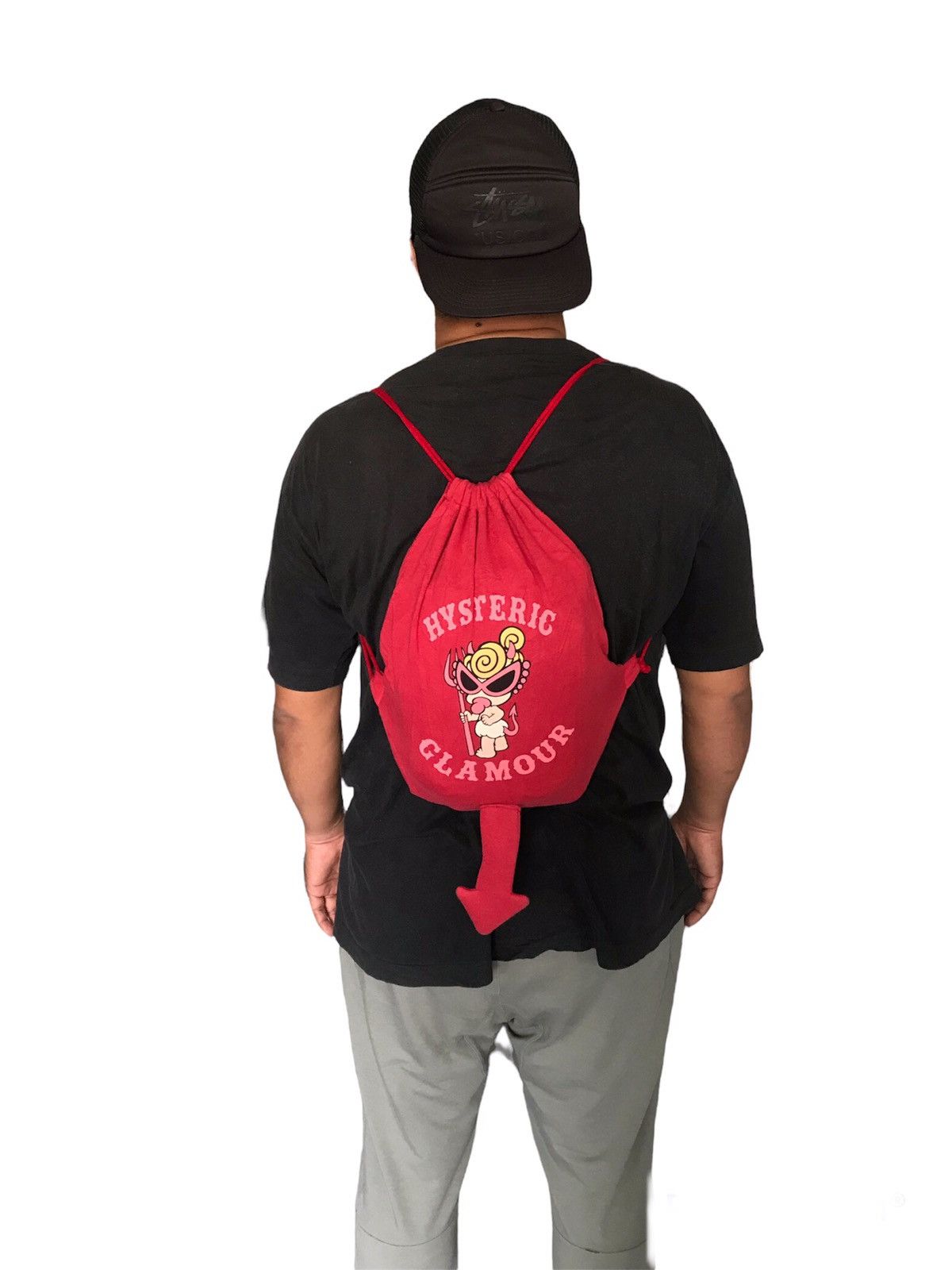 Hysteric Glamour × Japanese Brand vintage Hysteric Glamour Drawstring Bag With Tail Size ONE SIZE - 1 Thumbnail