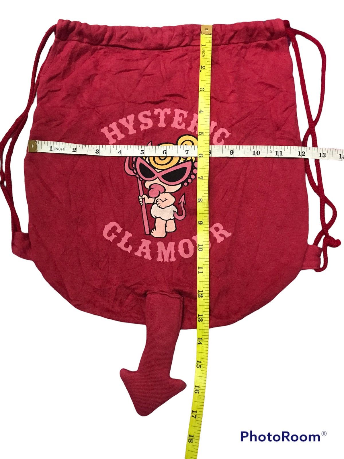 Hysteric Glamour × Japanese Brand vintage Hysteric Glamour Drawstring Bag With Tail Size ONE SIZE - 4 Thumbnail