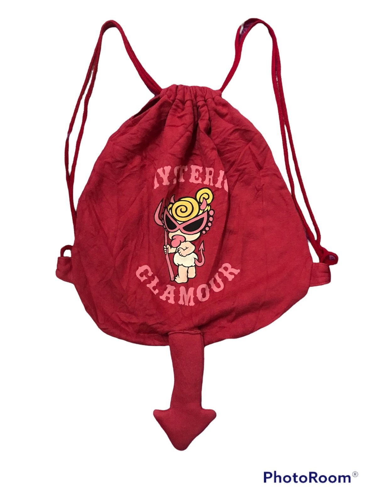 Hysteric Glamour × Japanese Brand vintage Hysteric Glamour Drawstring Bag With Tail Size ONE SIZE - 2 Thumbnail
